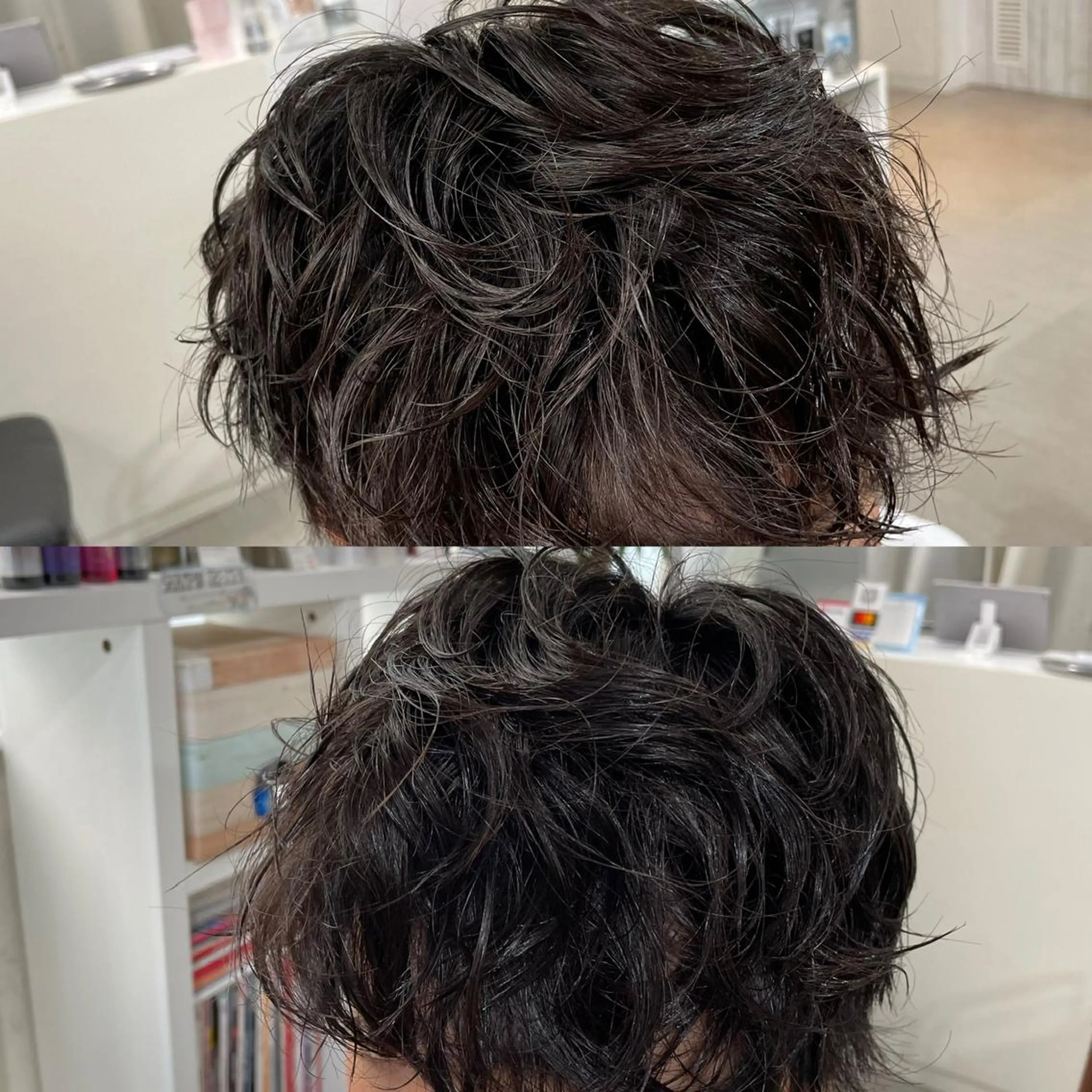 ショート メンズ マッシュ メンズパーマ かんばら りょーいのヘアスタイル