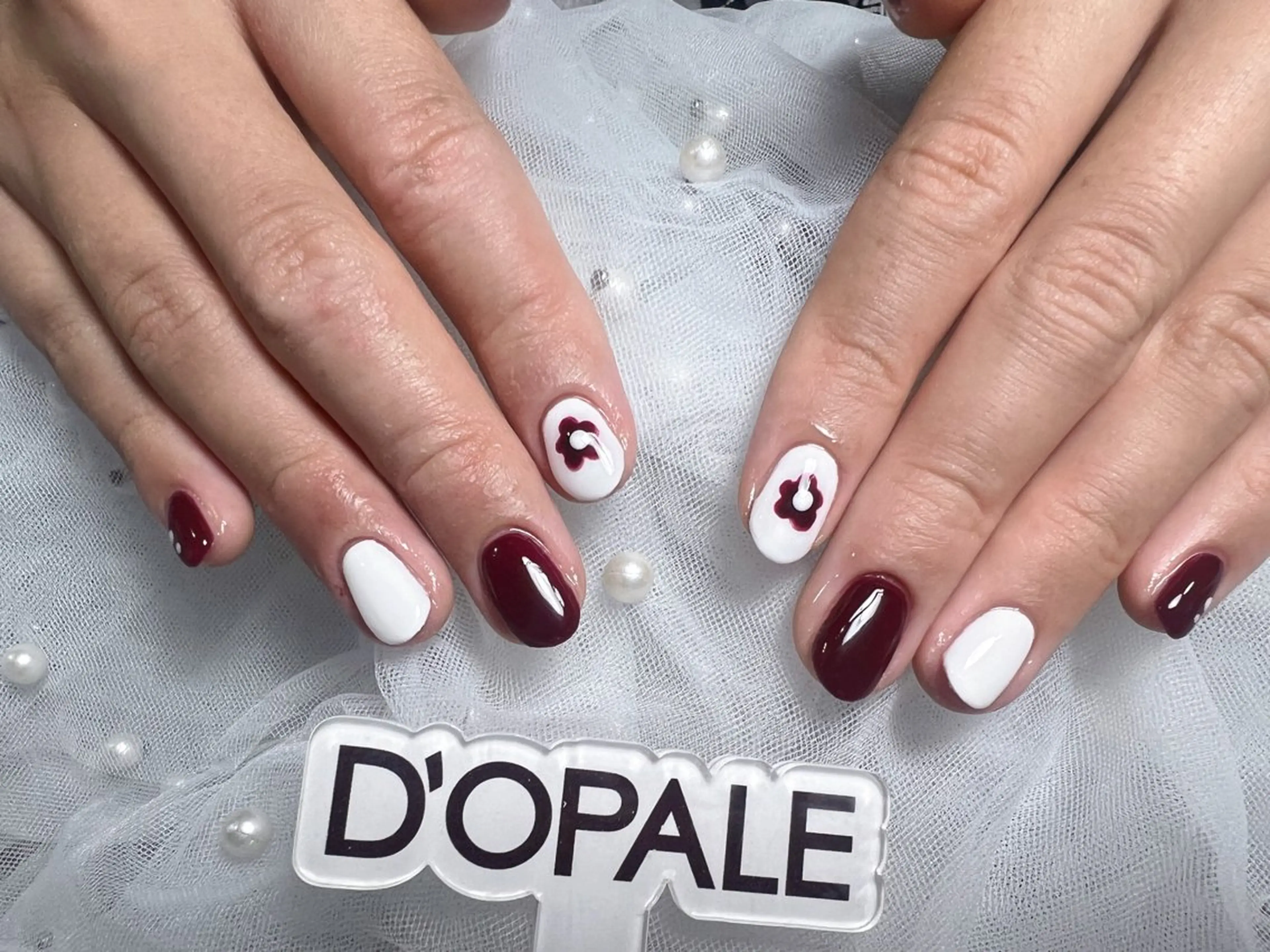 ネイル ハンドネイル ドパルネイル 上野店サロンのネイルデザイン