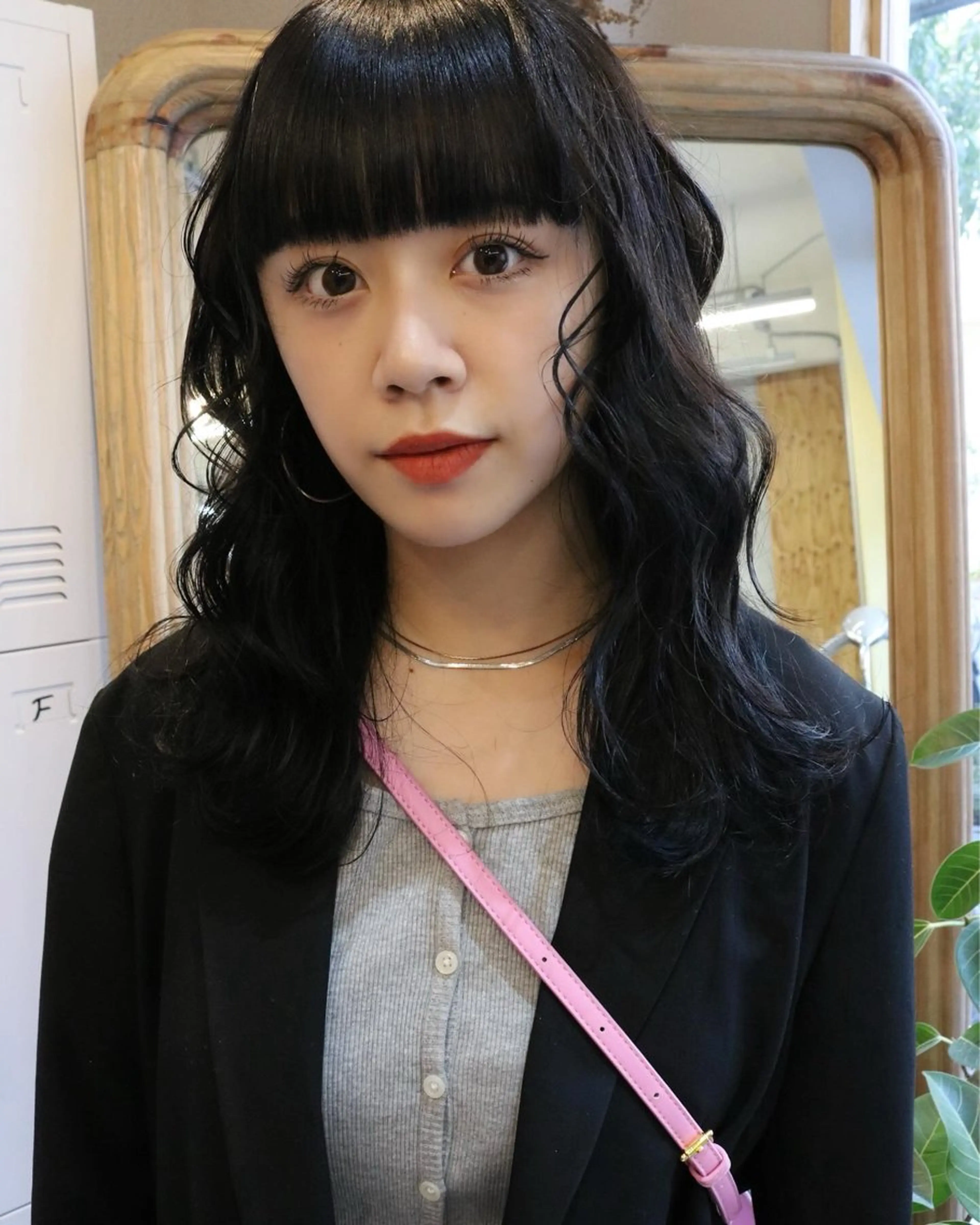 ミディアム カラー 松村 澪里のヘアスタイル