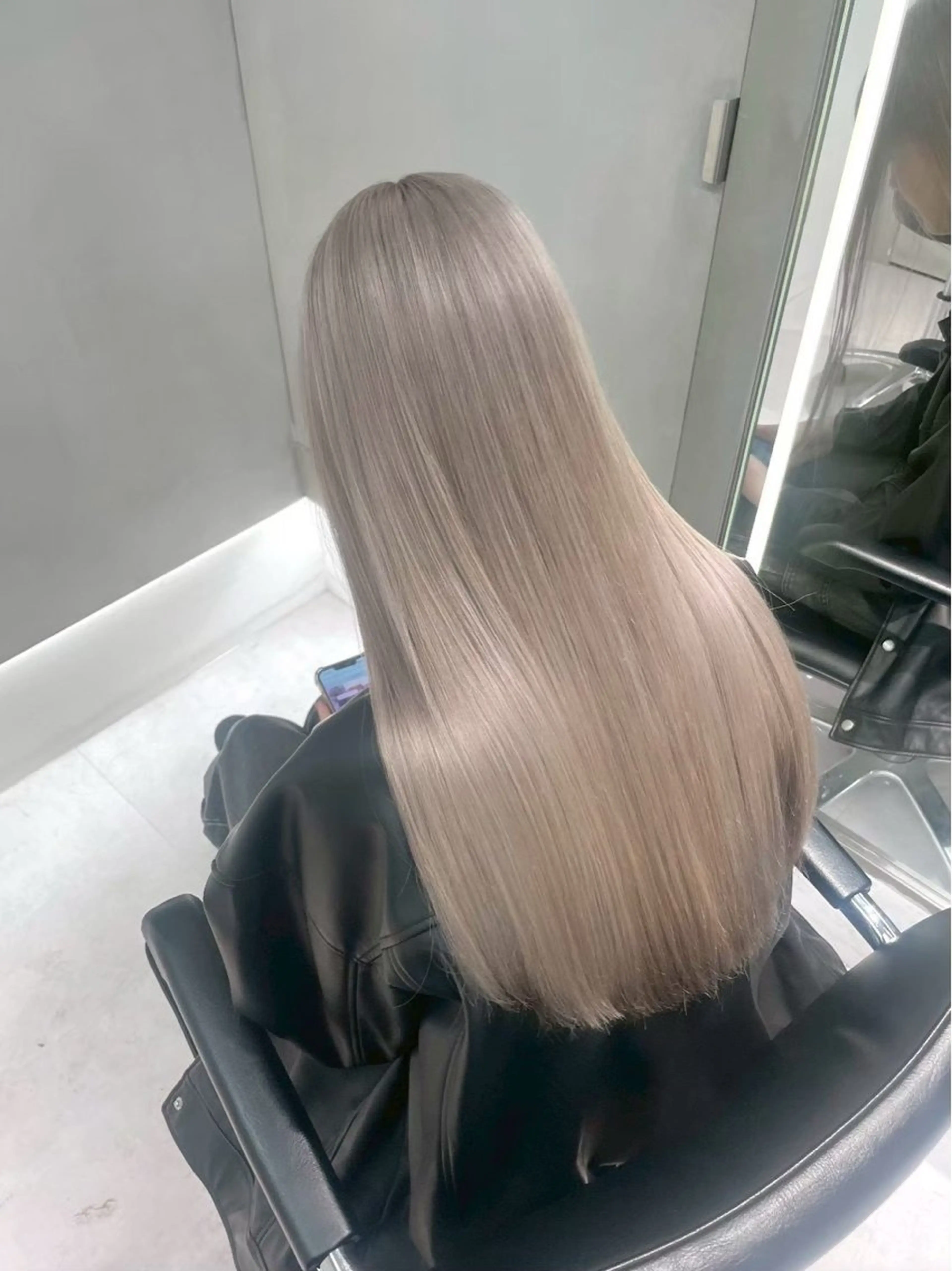 ロング カラー ヘアカラー 松戸レイヤーカット 塚原悠斗のヘアスタイル