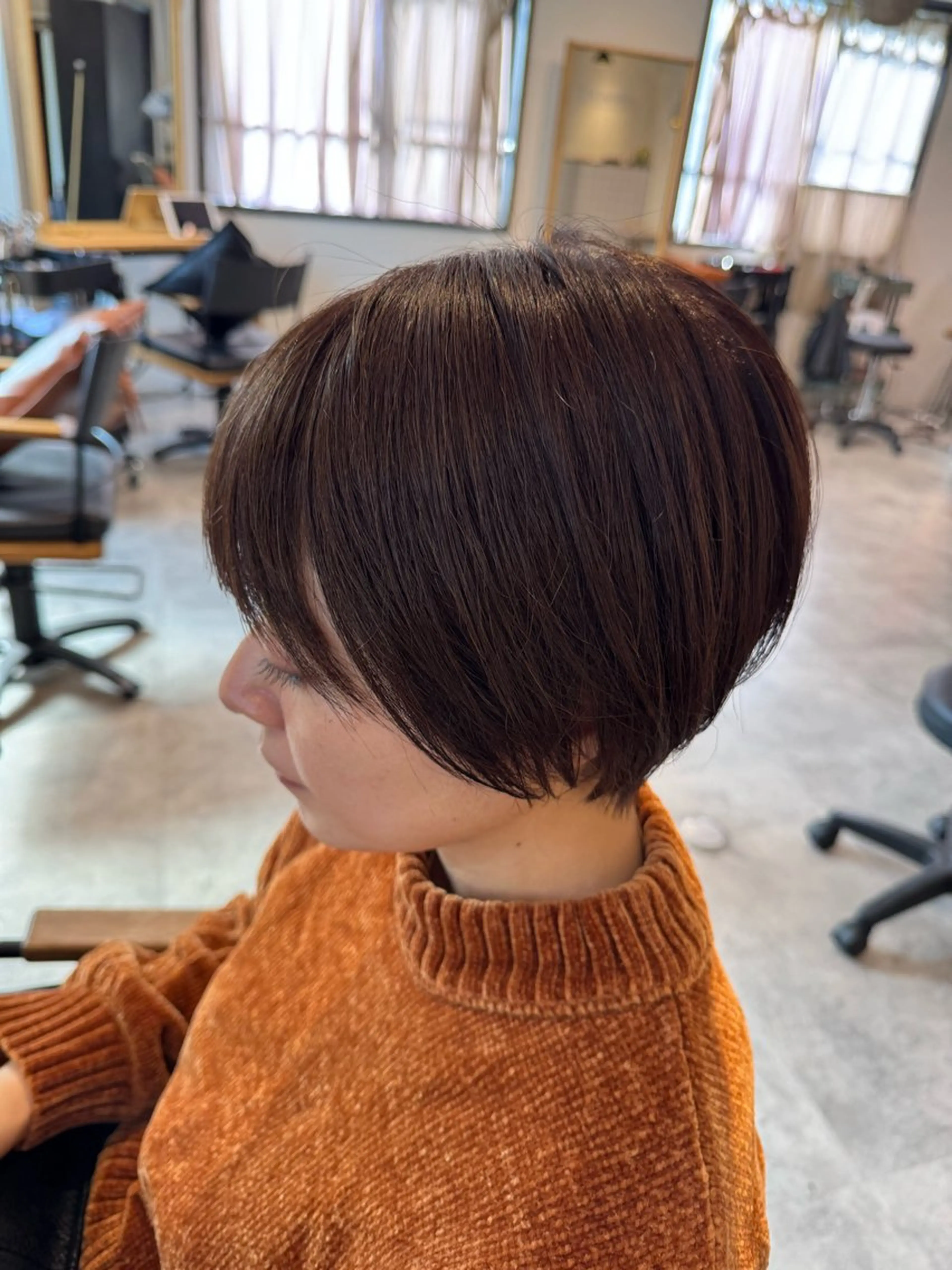 ショート カラー カット ヘアカラー 髪質改善/縮毛矯正 /メンズパーマ川田のヘアスタイル