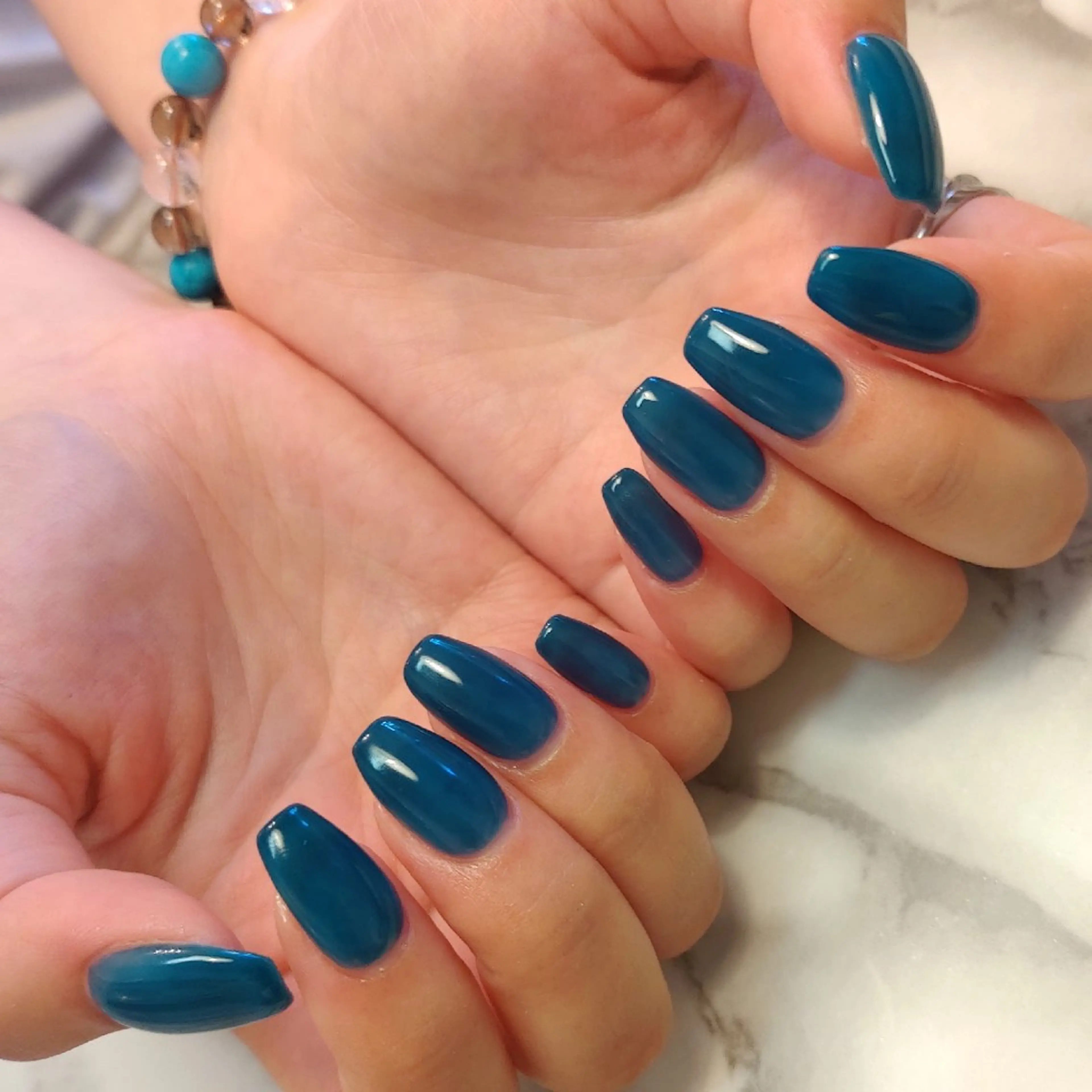 ネイル ワンカラーネイル ジェヌインネイル 河内のネイルデザイン