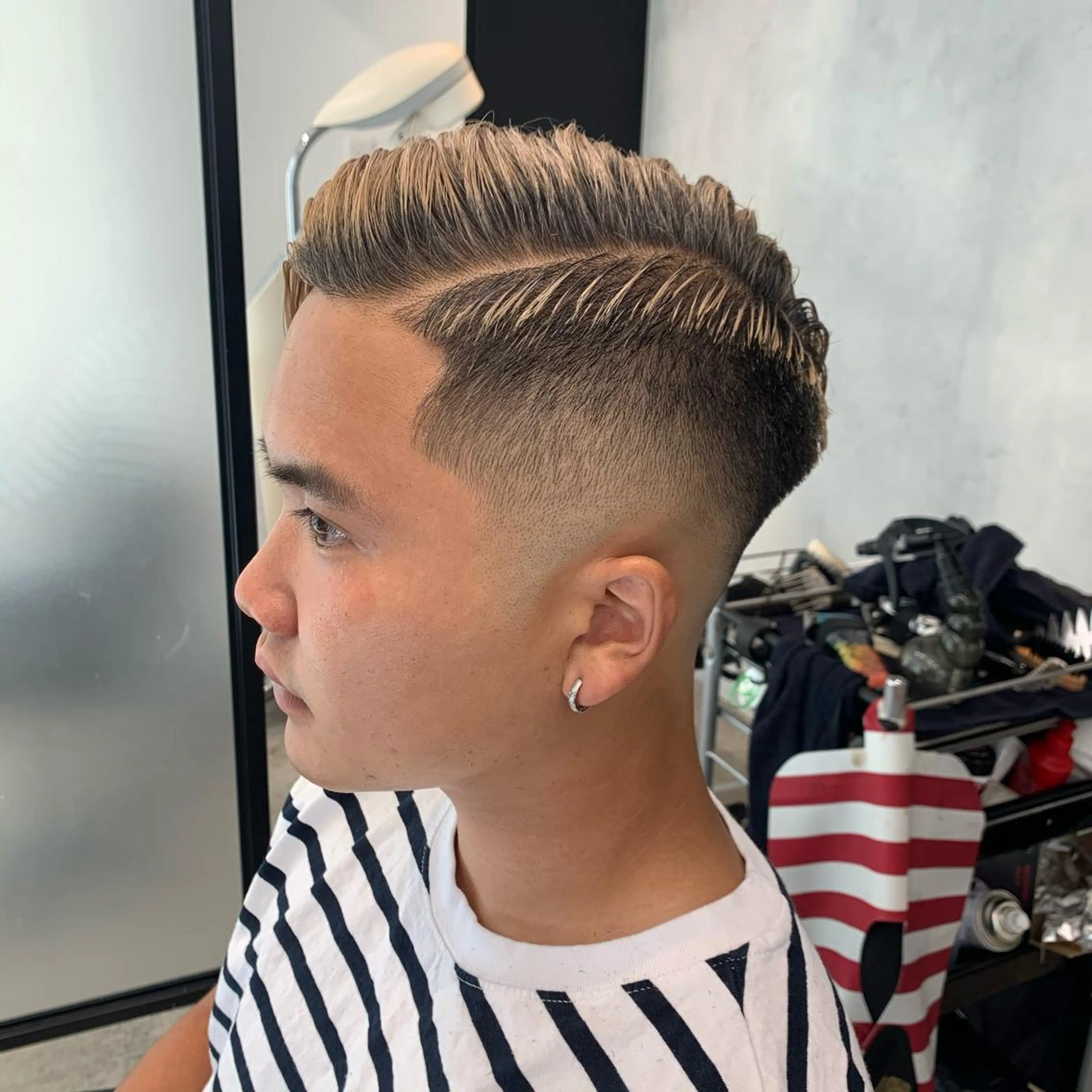 ショート メンズ トリートメント 及川シゲル 髪質改善講師のヘアスタイル