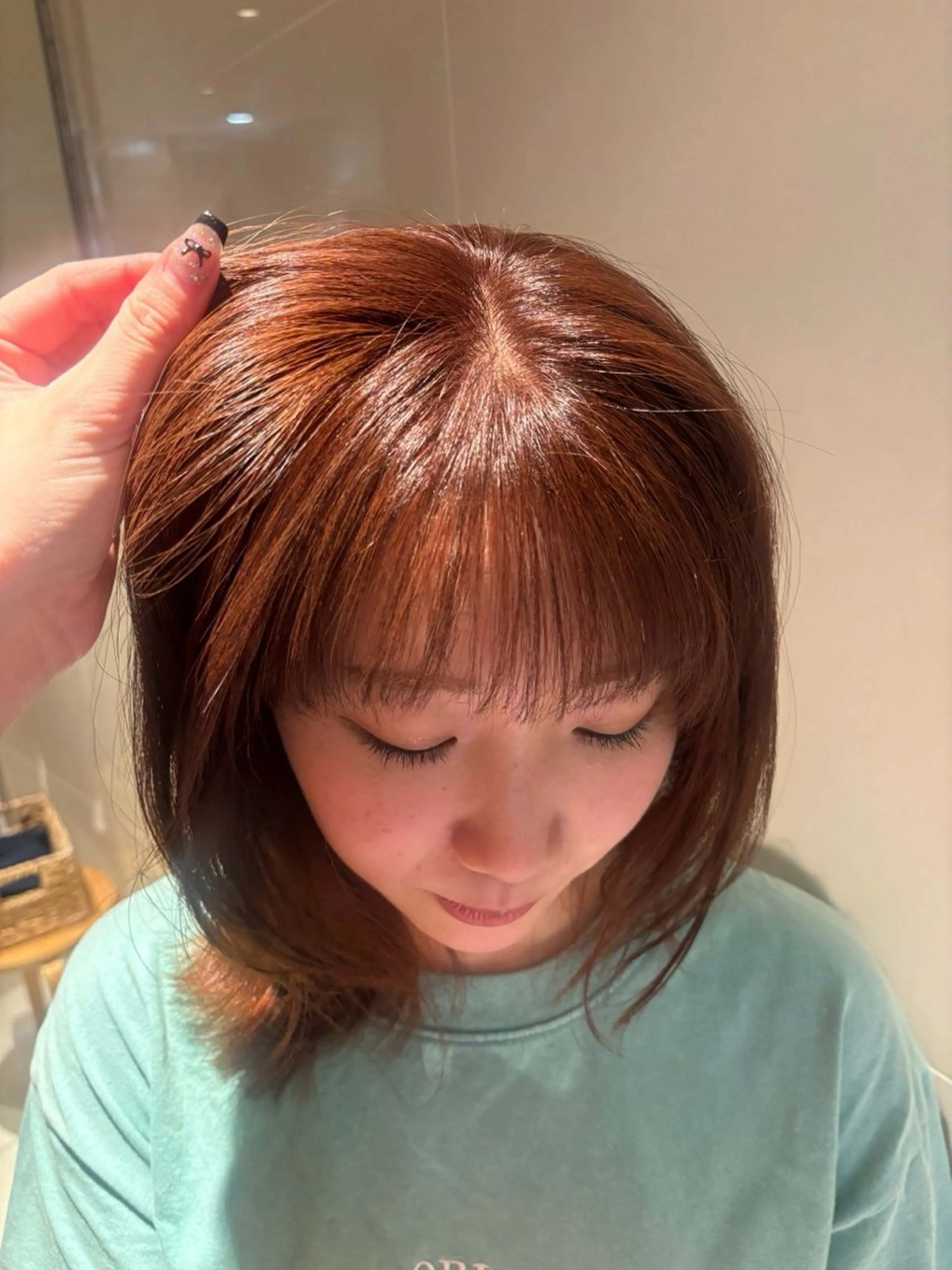 カラー ヘアカラー 韓国風パーマ/ オリーブ🇰🇷あゆのヘアスタイル