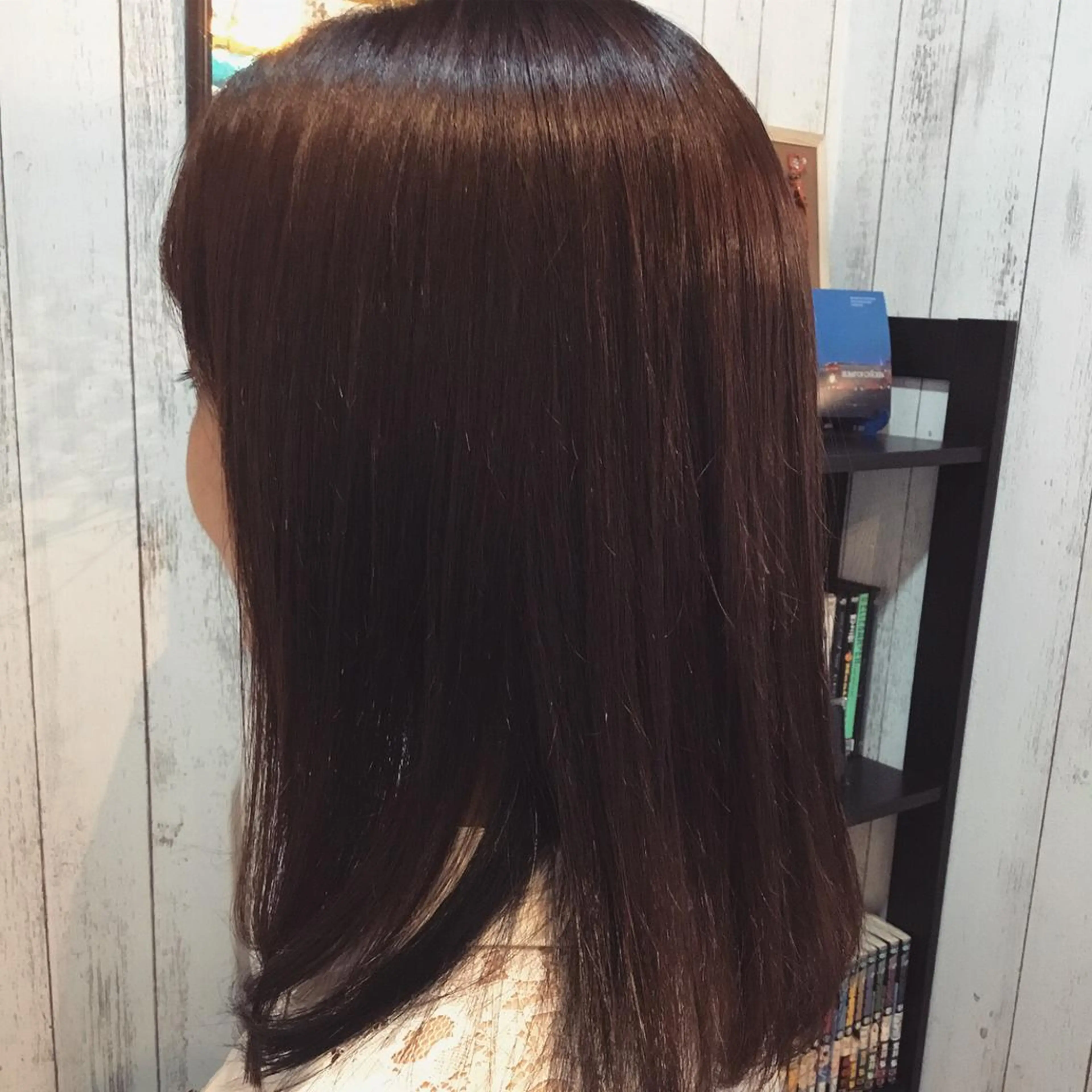 ミディアム カラー 金崎 新吾のヘアスタイル