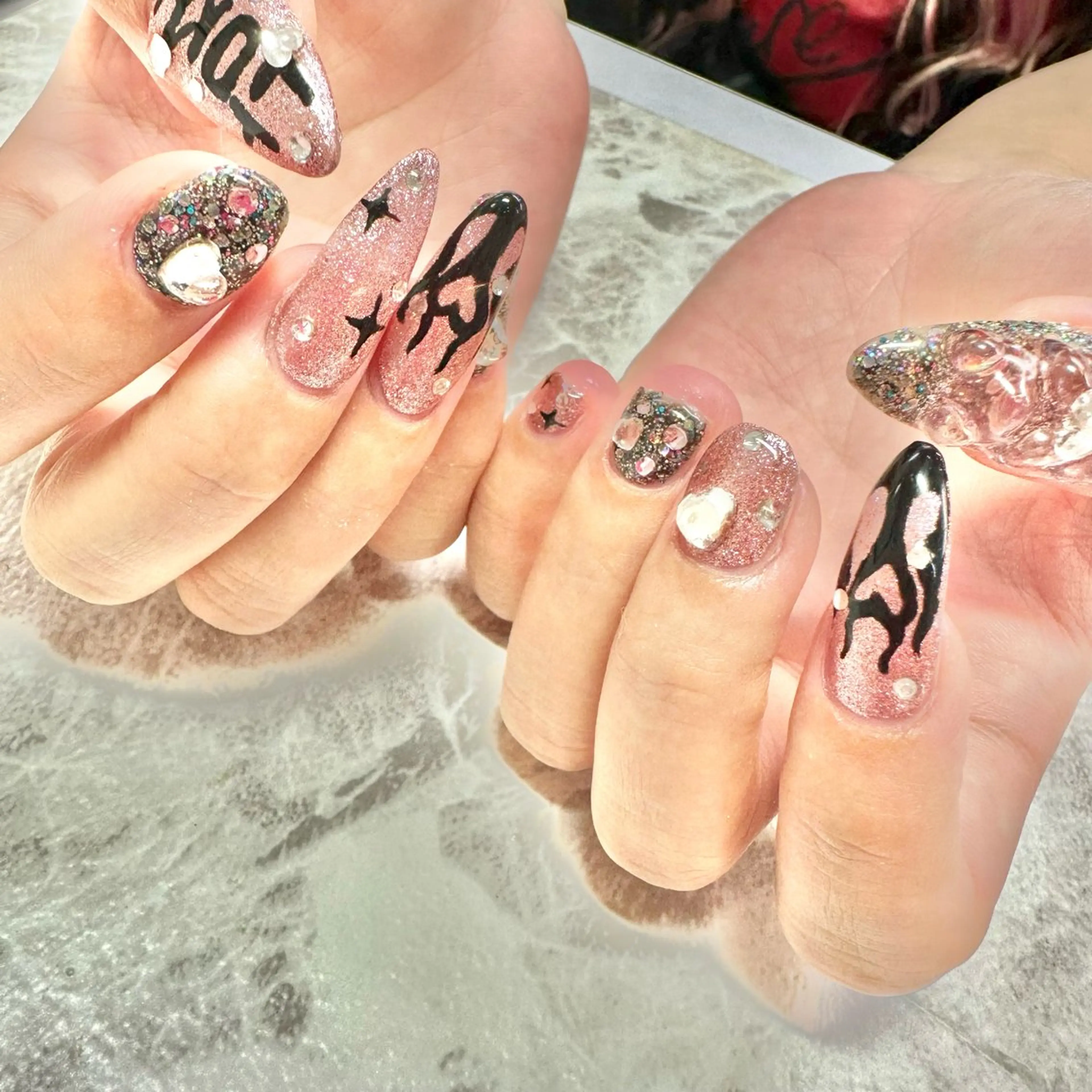 ネイル 韓国ネイル ワンホンネイル 🤎CHARME NAIL🤎のネイルデザイン