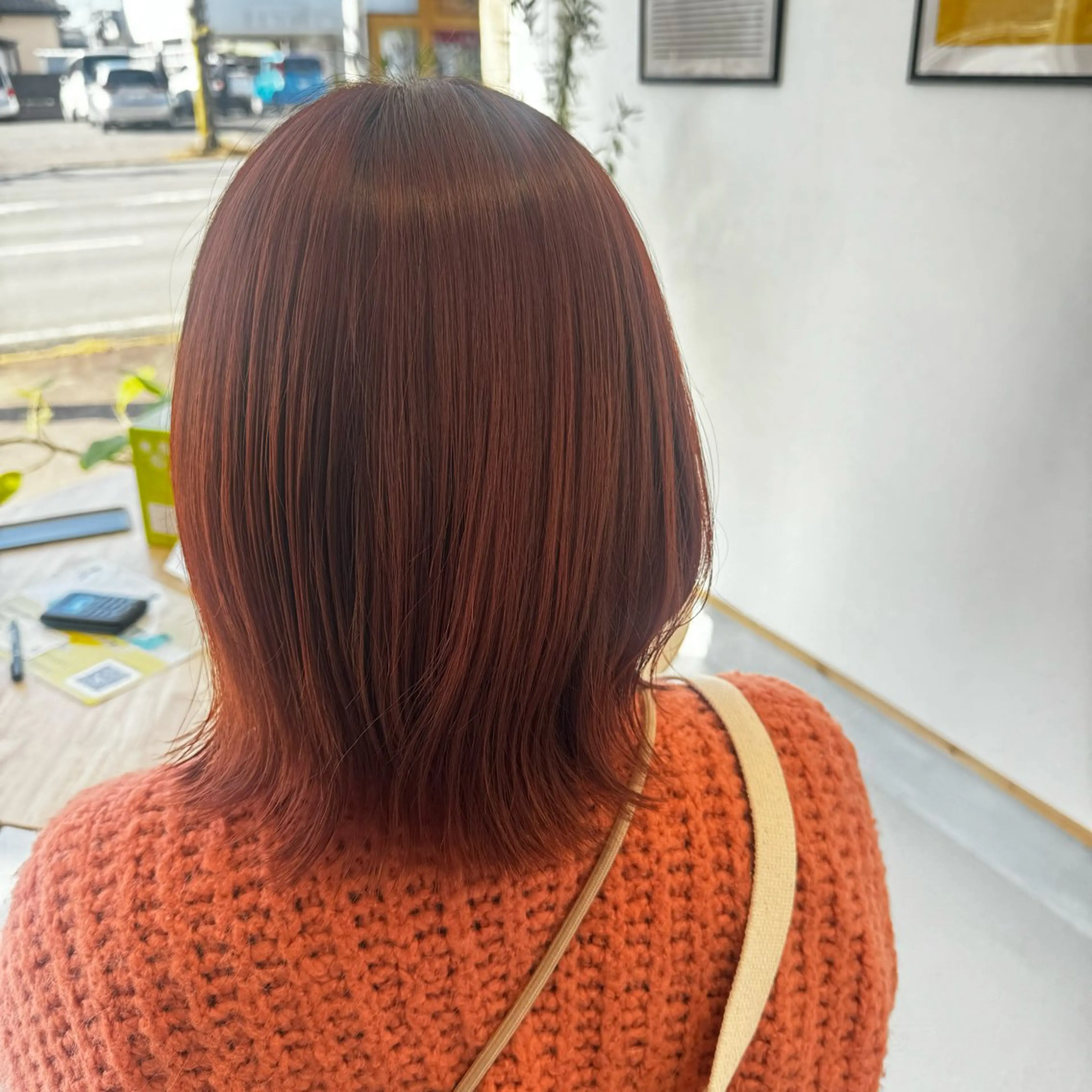 ミディアム カラー c＆ ちはるのヘアスタイル