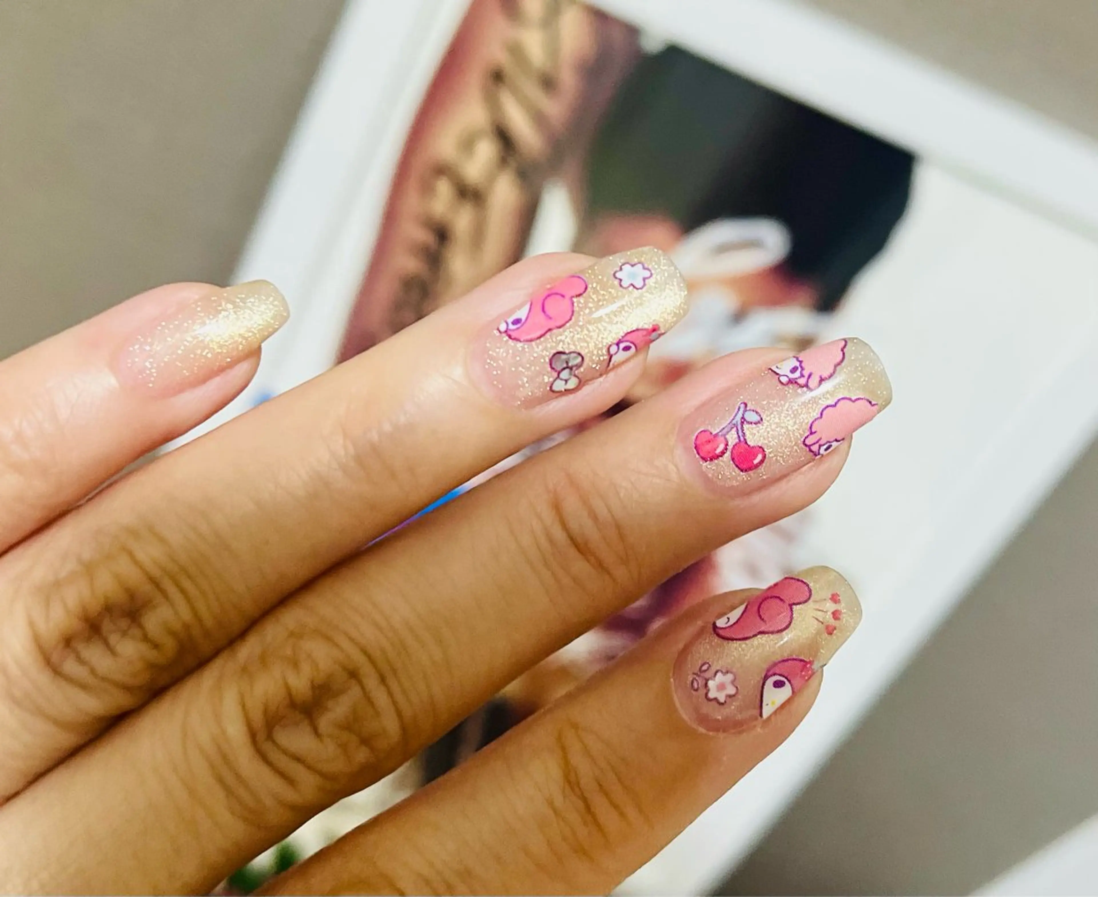 ネイル ハンドネイル goldgleams ちなのネイルデザイン