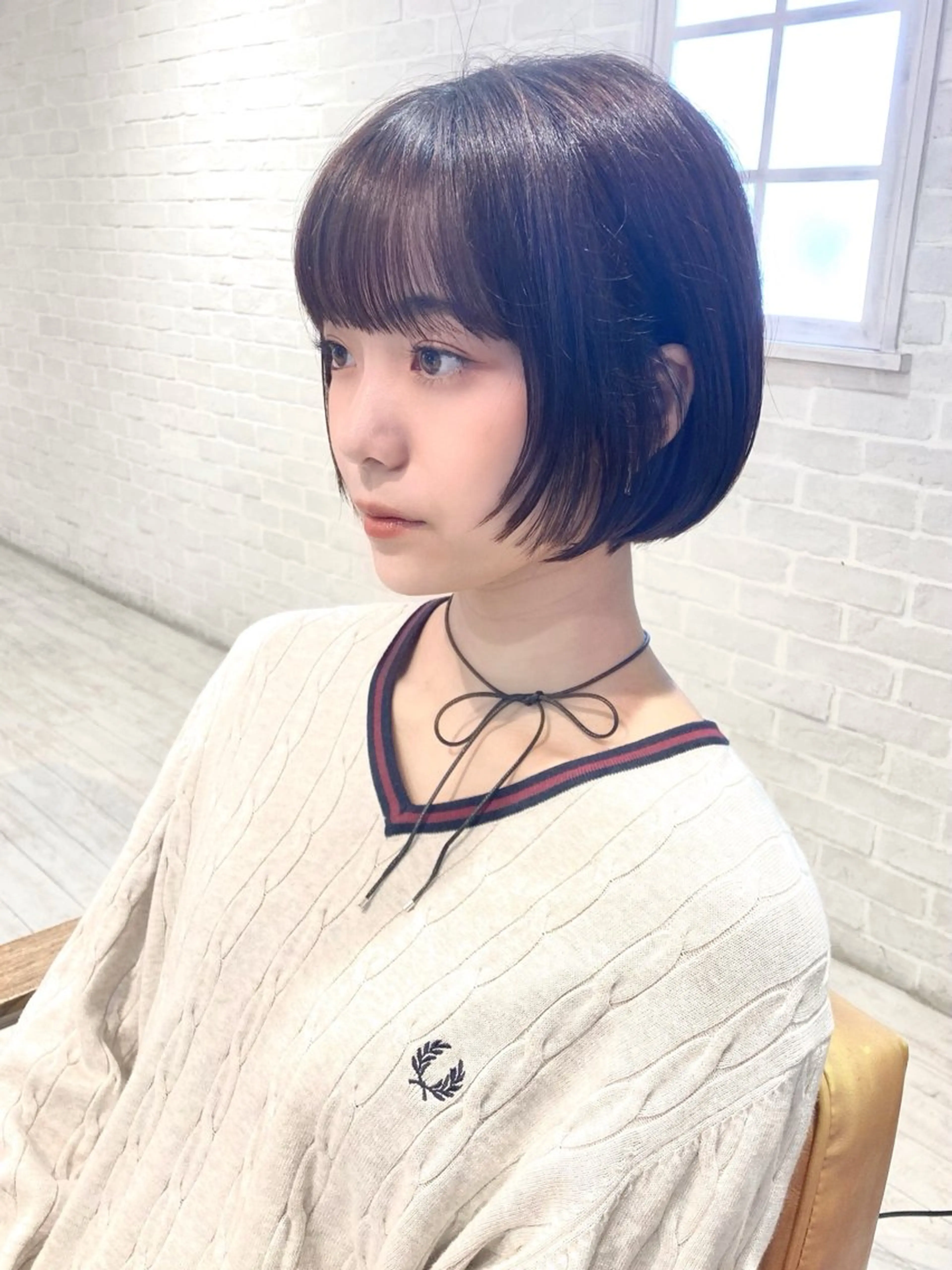 ショート ボブ カット トリートメント レイヤー/メンズ 竹田凪儀のヘアスタイル