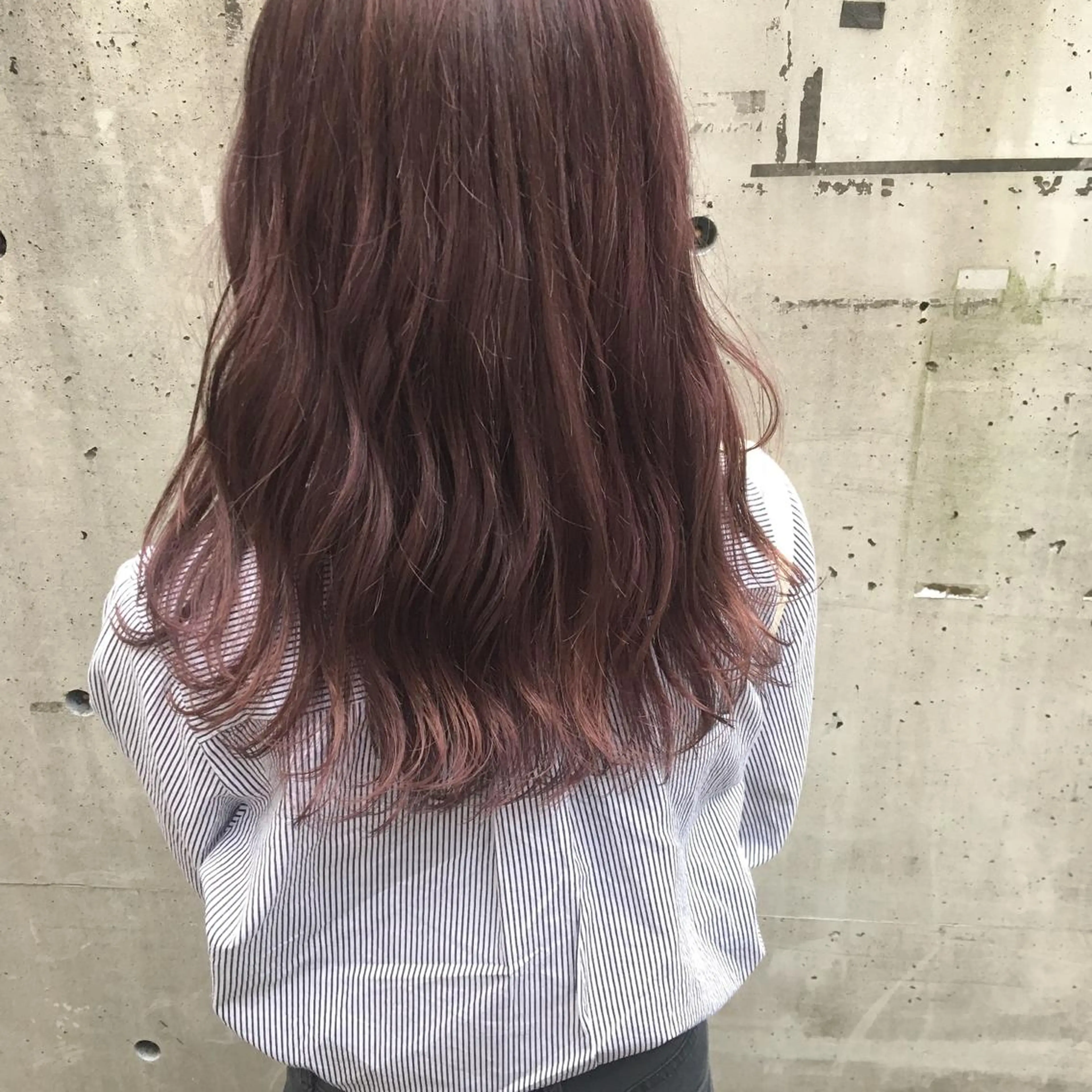 ロング カラー ブラウンカラー ピンクカラー ピンクブラウン マンツーマン美容師 立川　♡MIHO♡のヘアスタイル