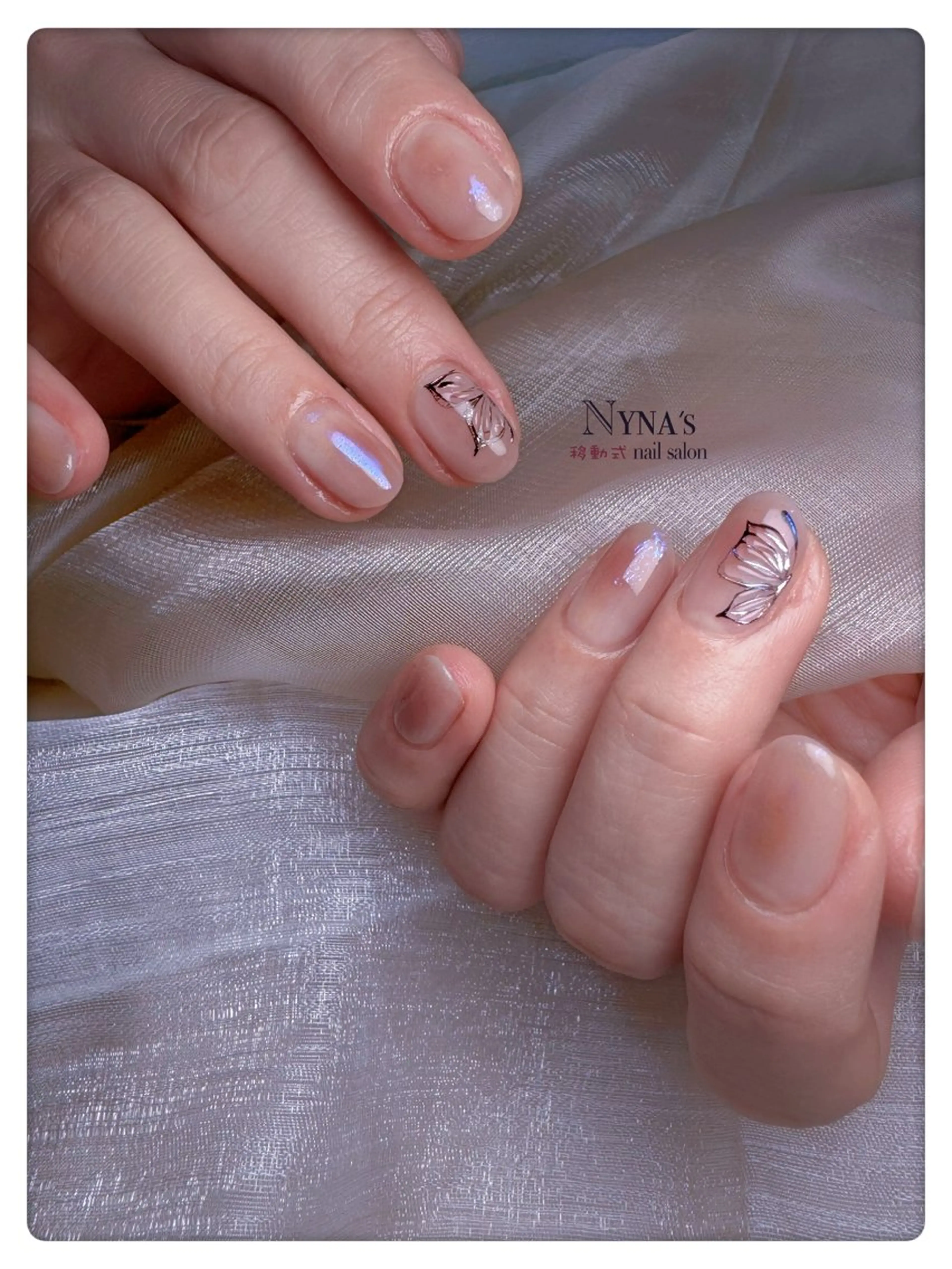 ネイル ハンドネイル 長さ出し専門 nynaのネイルデザイン