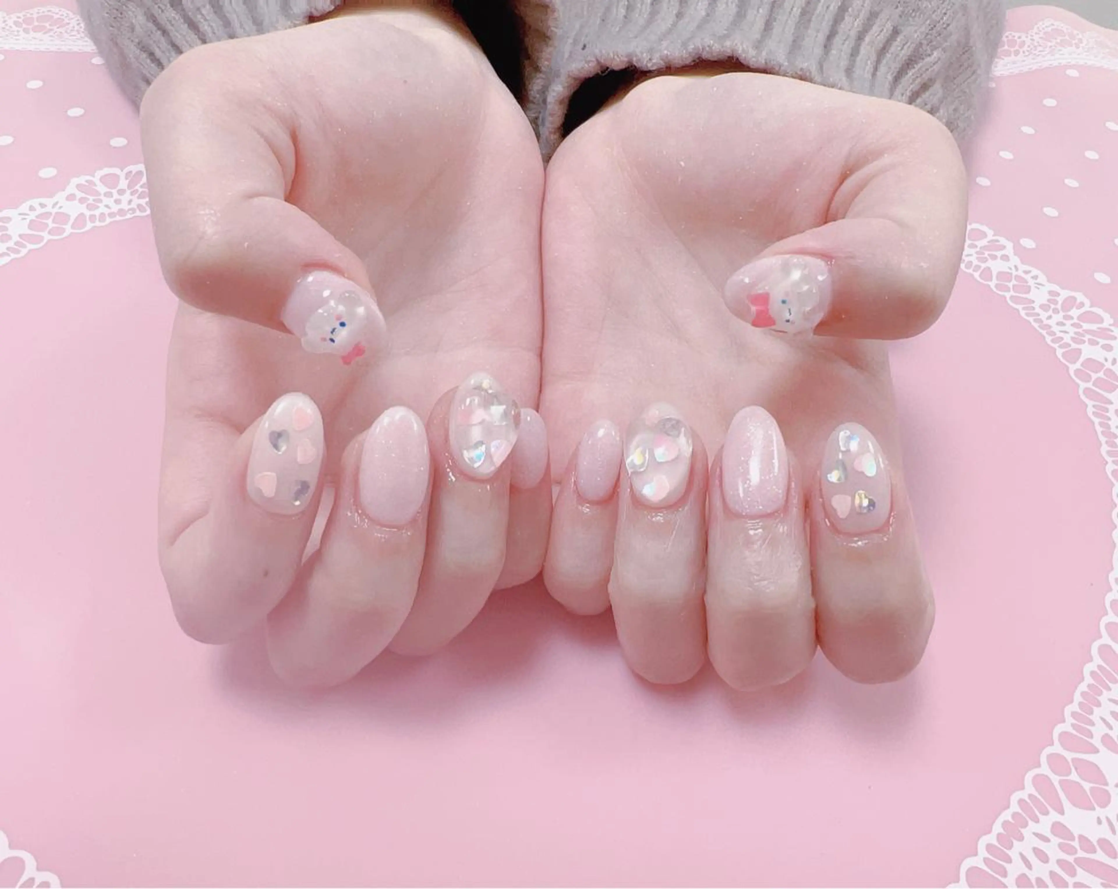 ネイル はぴねす所属・横浜 美夢のネイルデザイン
