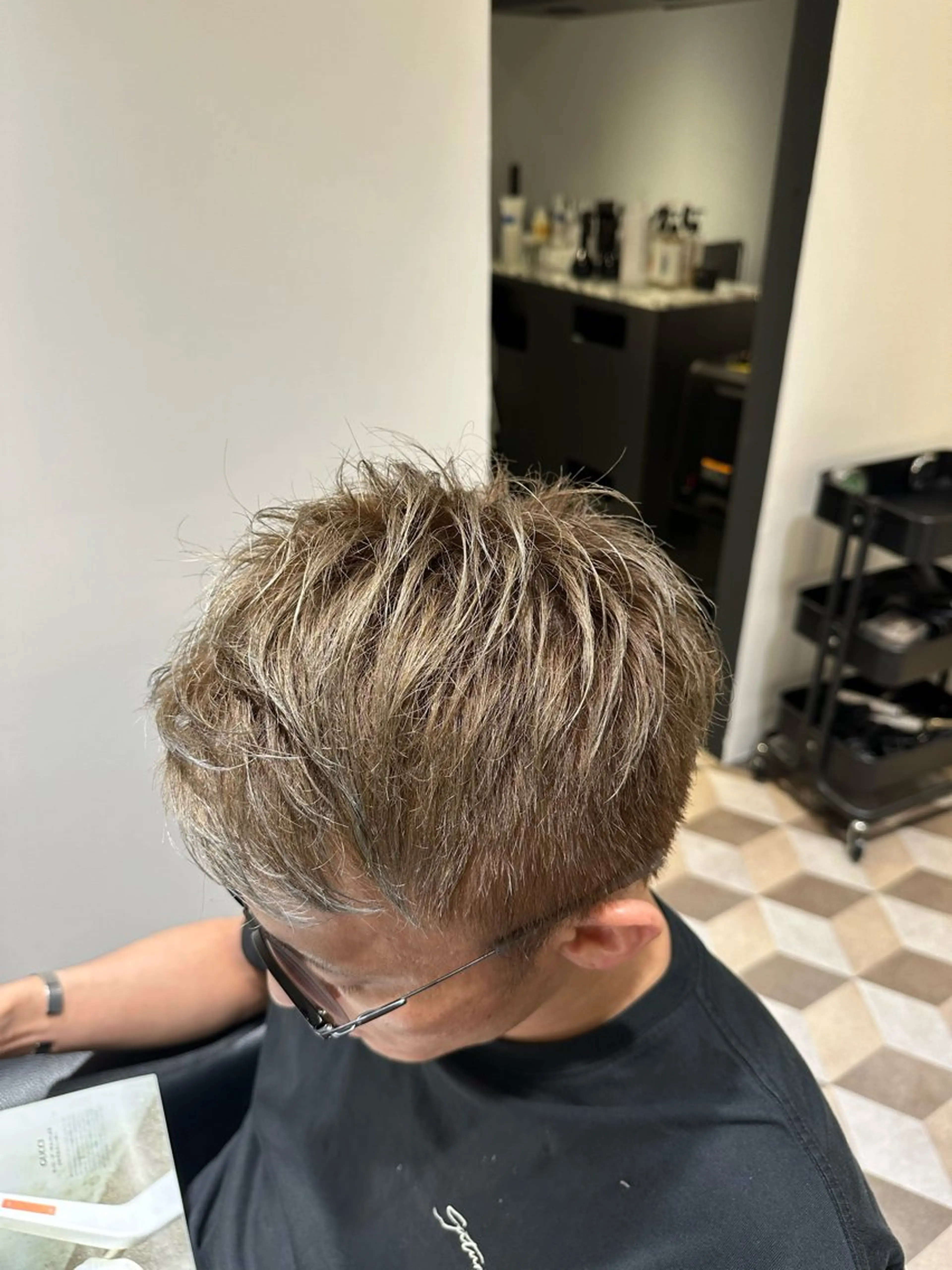 ショート メンズ 七星俊介🌙‎𖤐⡱ カットモデル様募集中のヘアスタイル