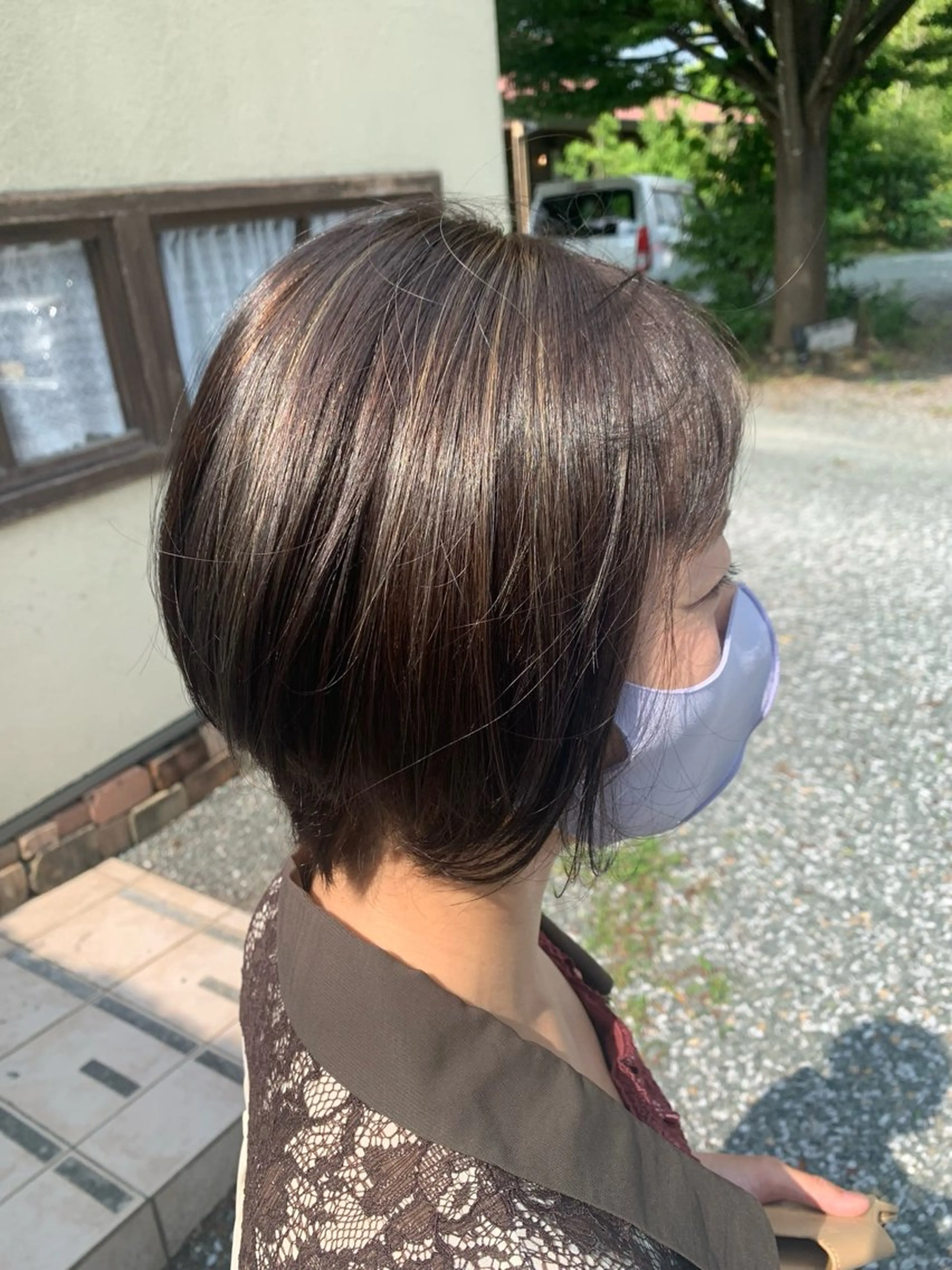 ショート カラー 都築 優菜のヘアスタイル