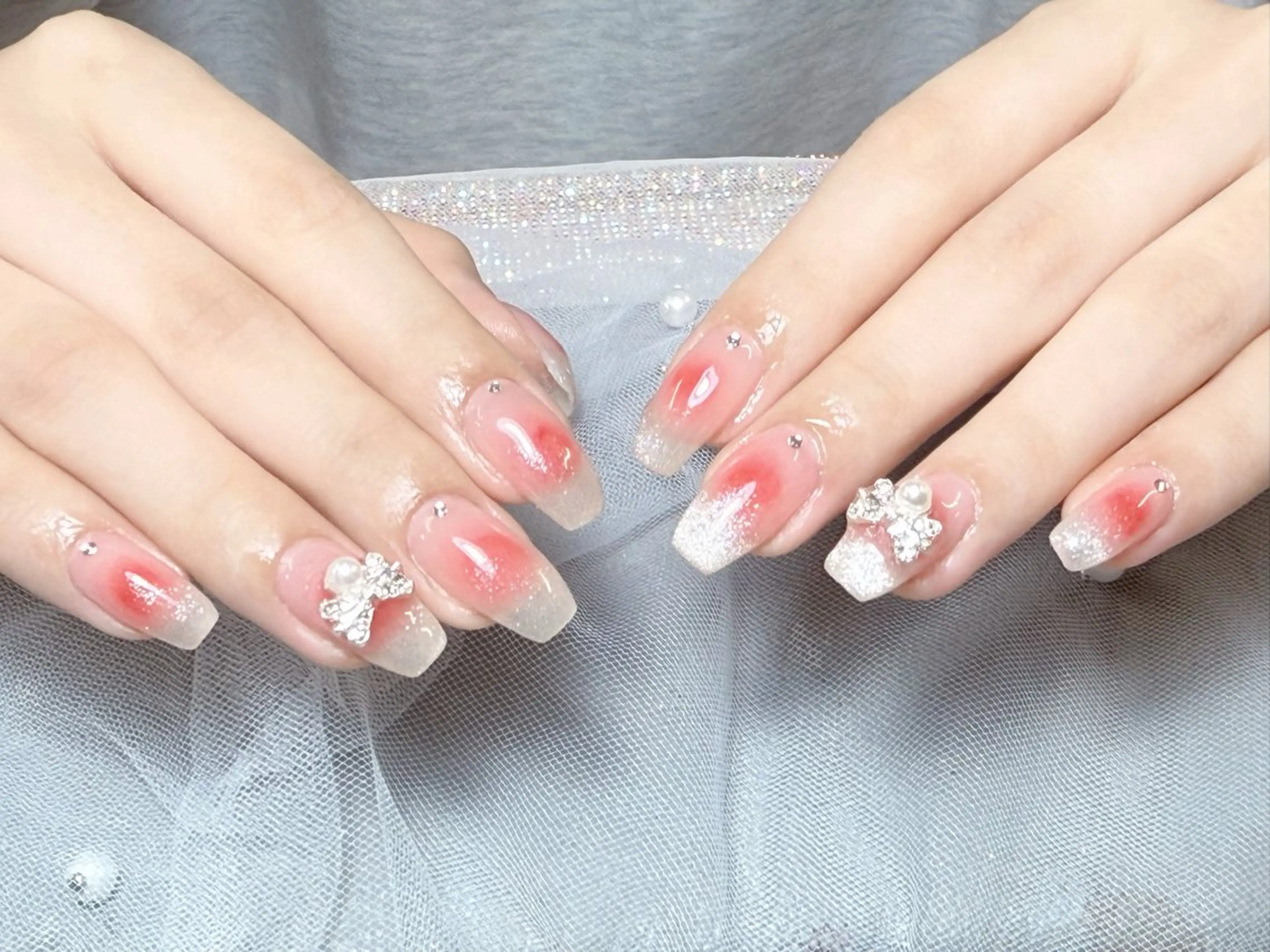 ネイル ハンドネイル 🧸yuki🍯 パラジェル取扱店🐝のネイルデザイン