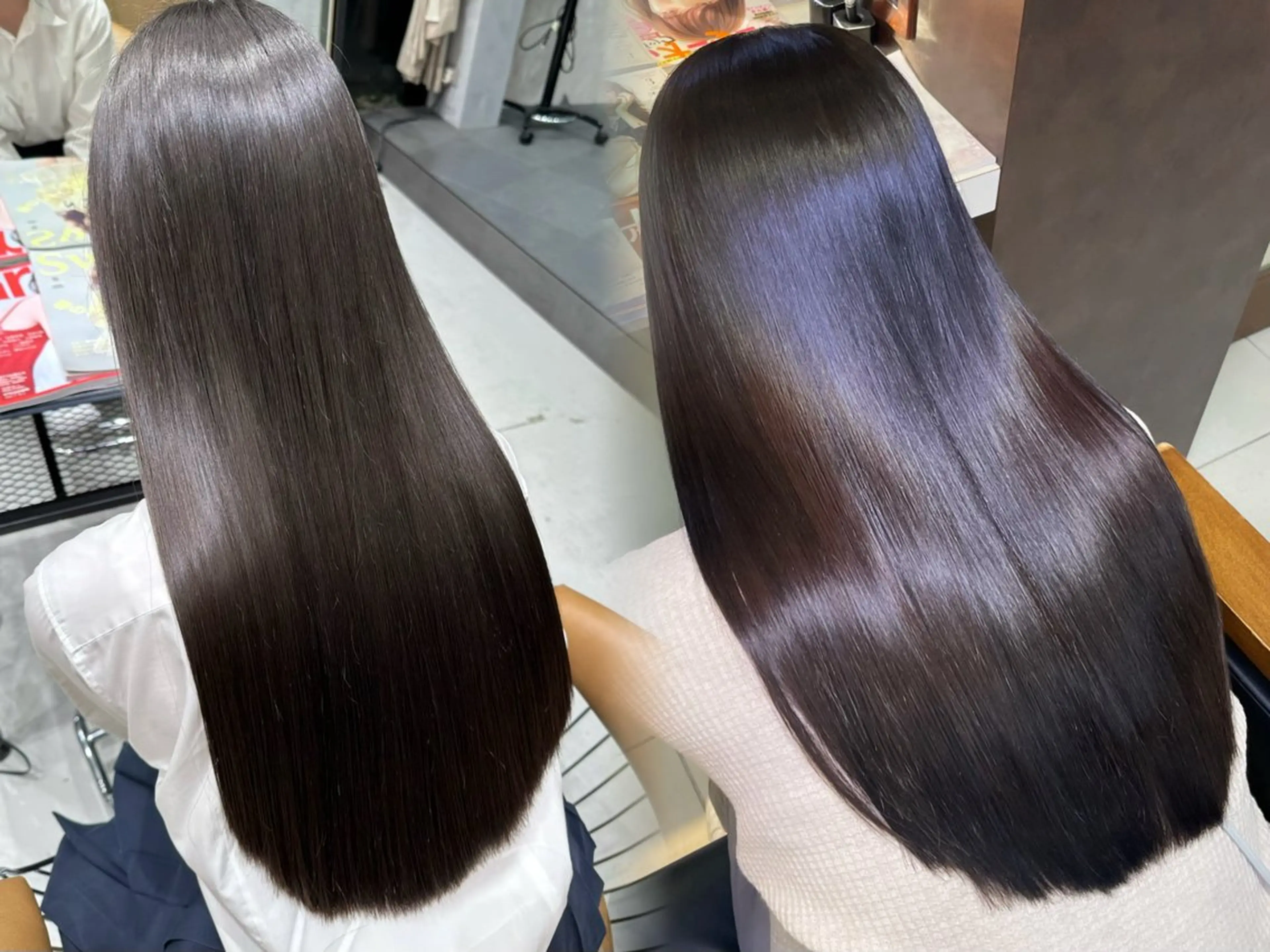 ロング 髪質改善 縮毛矯正 トリートメント 縮毛矯正 トリートメント 縮毛・髪質改善🩰 mai🐰ྀི🤍のヘアスタイル