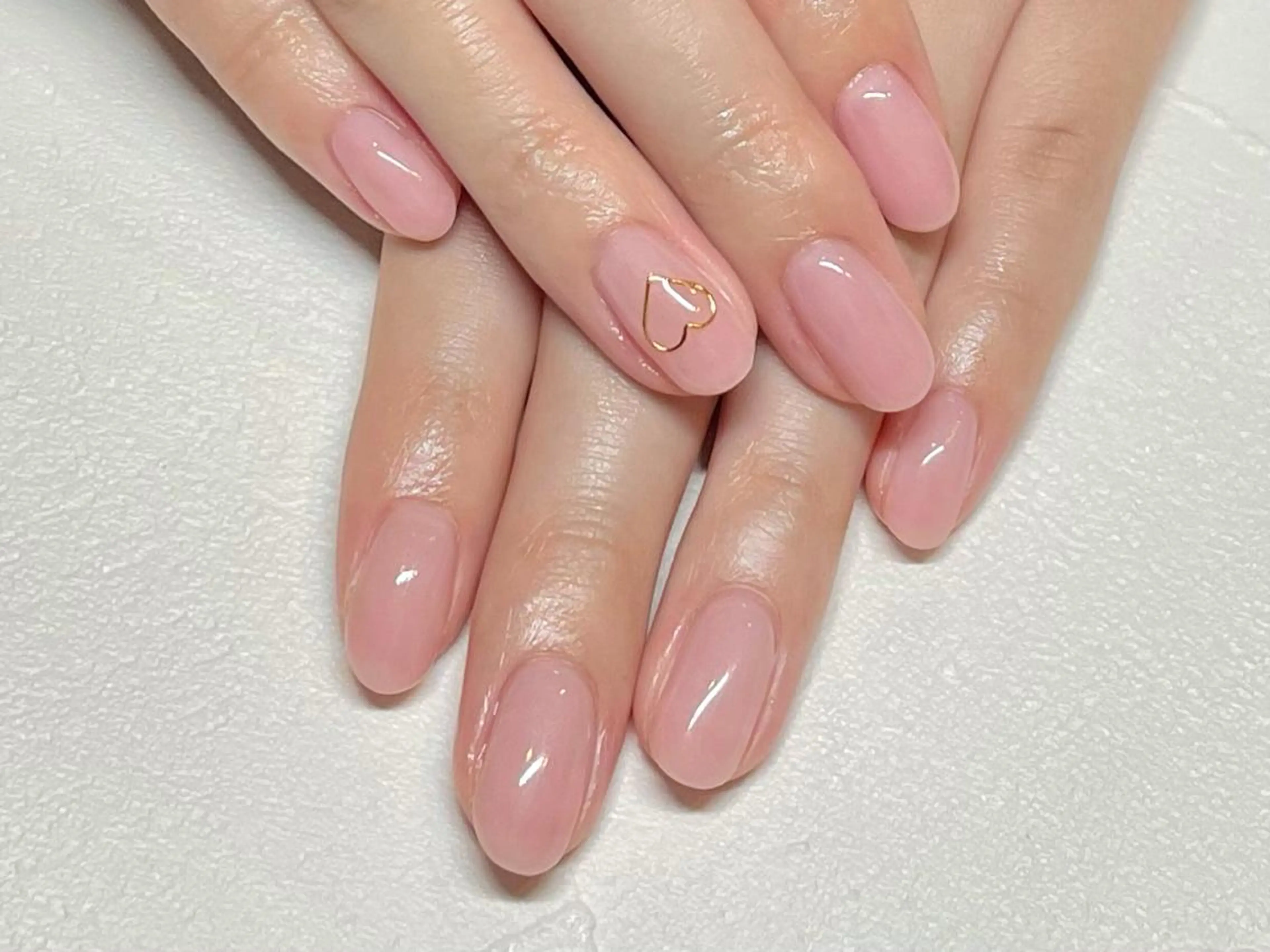 ネイル ワンカラーネイル ささき れいなのネイルデザイン