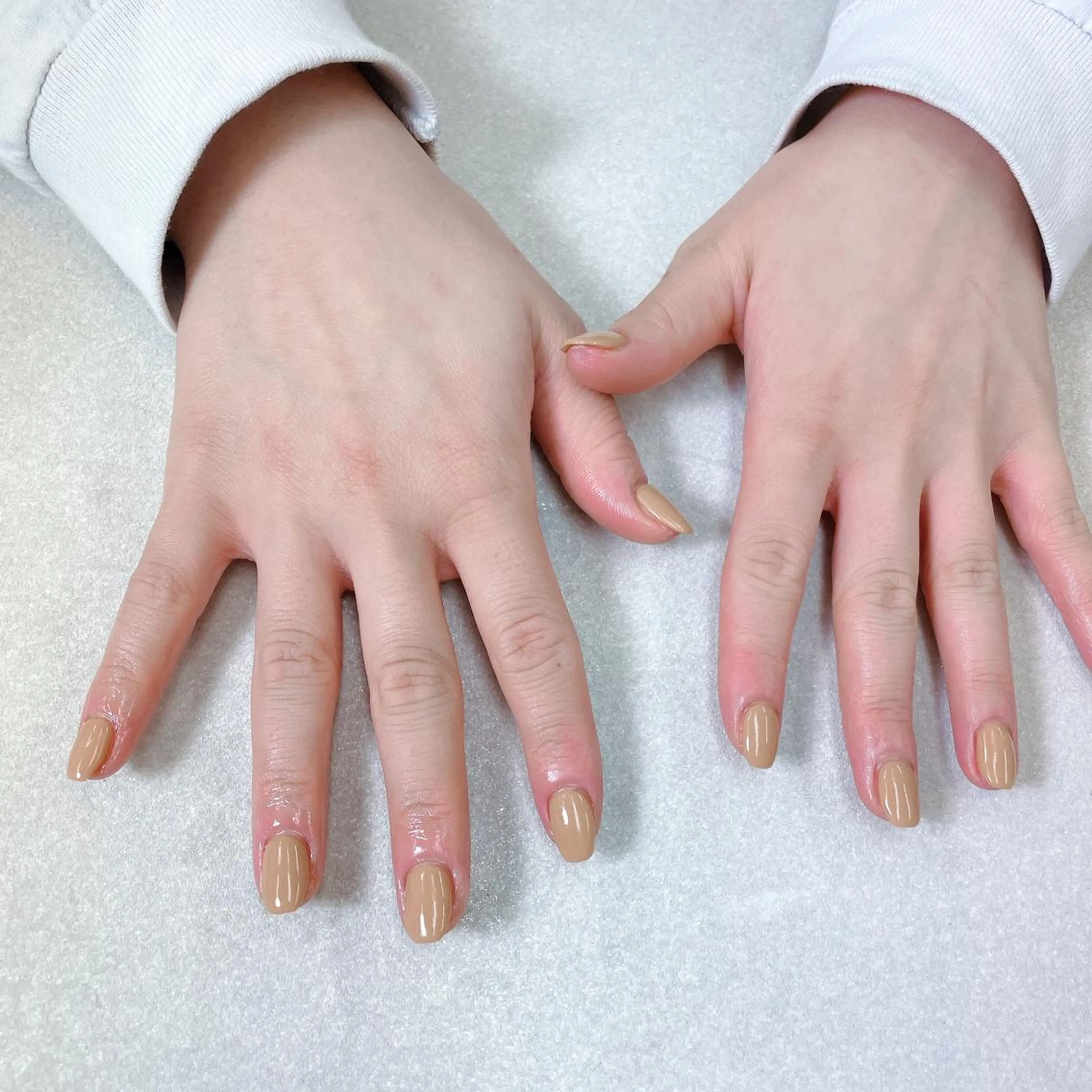 ネイル 長さ出し ラメ(グリッター) スカルプネイル ハンドネイル A85G ayakoのネイルデザイン