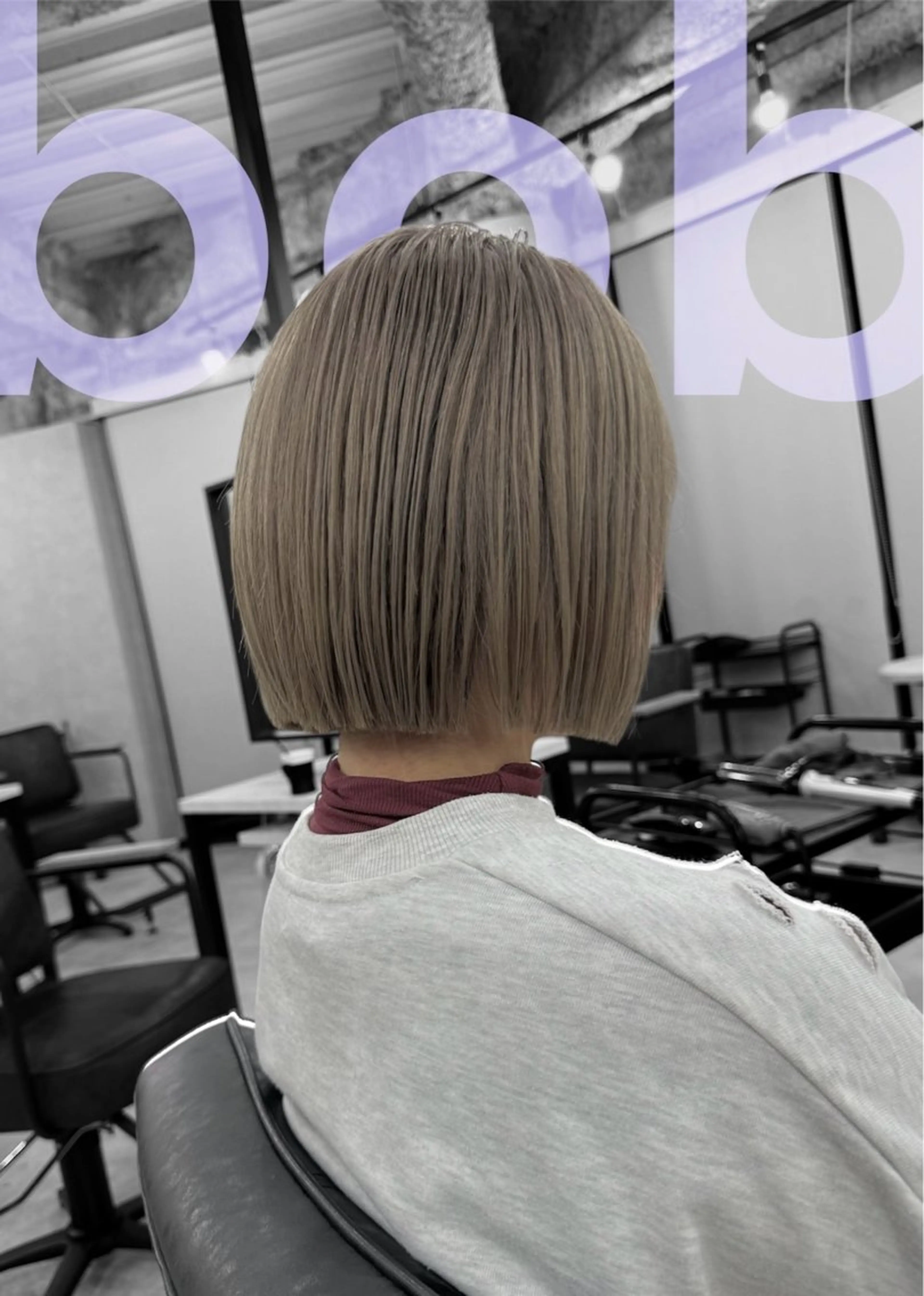 ショート 最高峰ボブ/ 切りっぱなし/田野のヘアスタイル