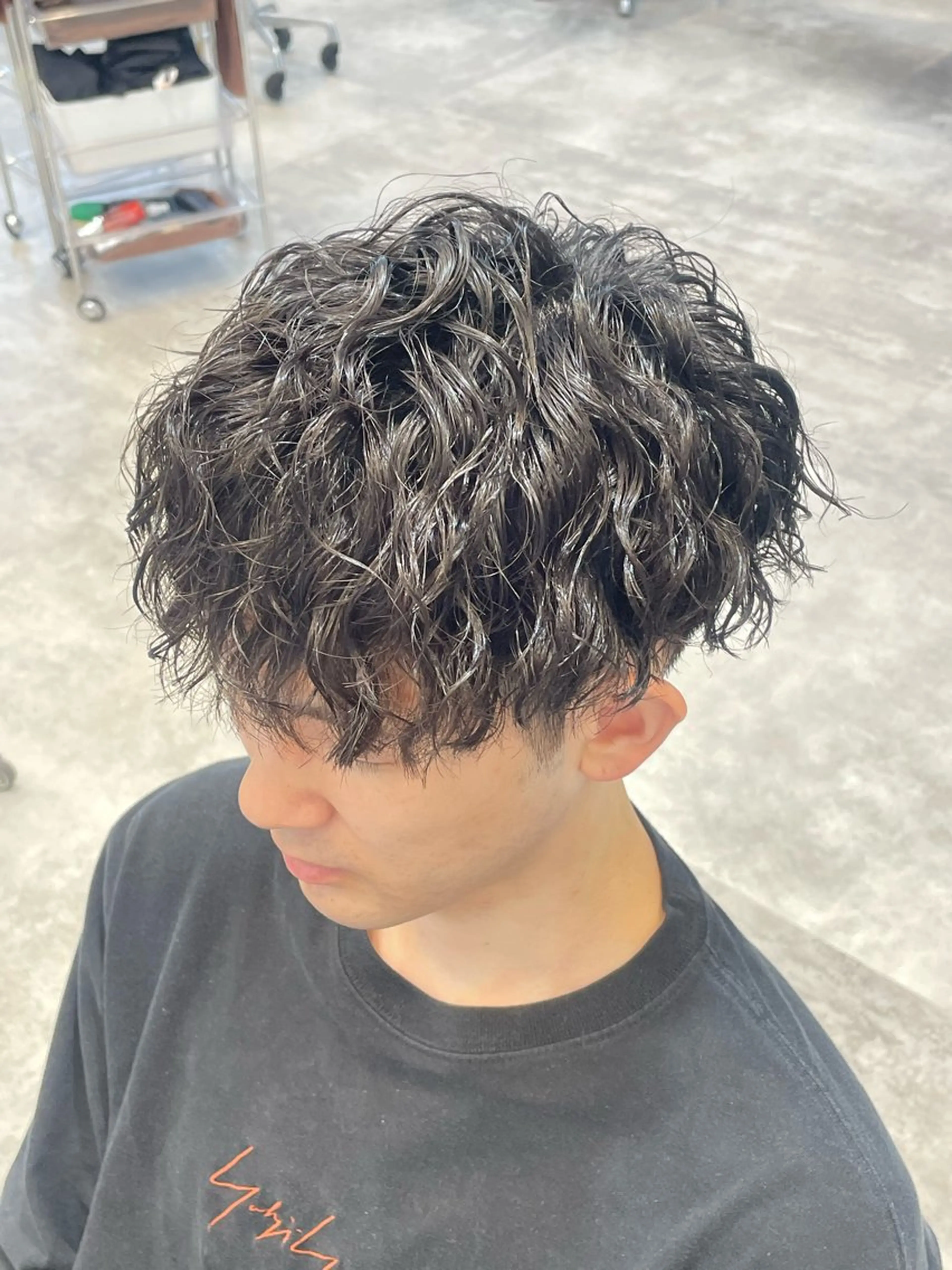 パーマ メンズ カット パーマ fifth 武正 琉生のヘアスタイル