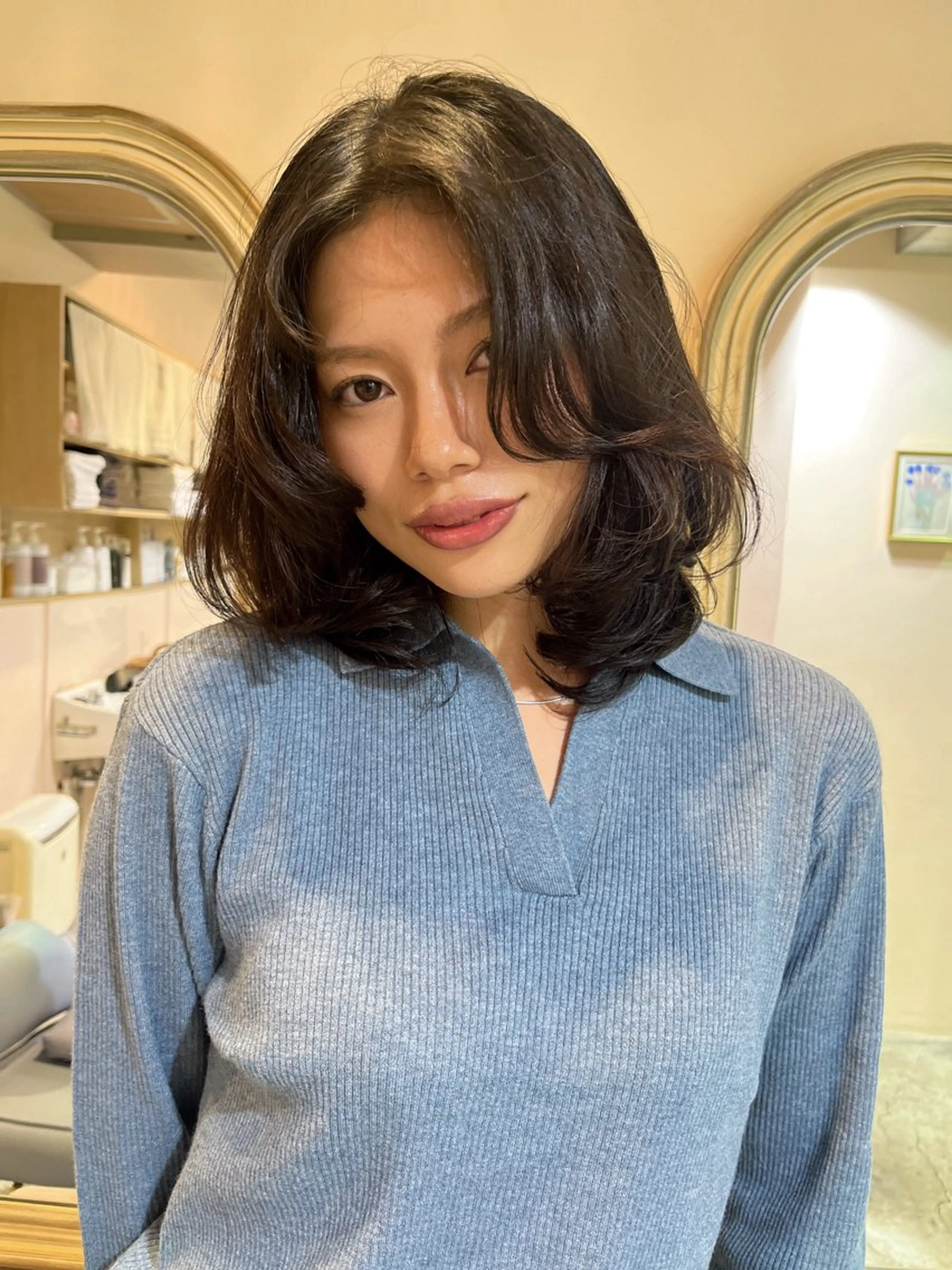 ミディアム カットモデル募集🤍 🐇anzuのヘアスタイル