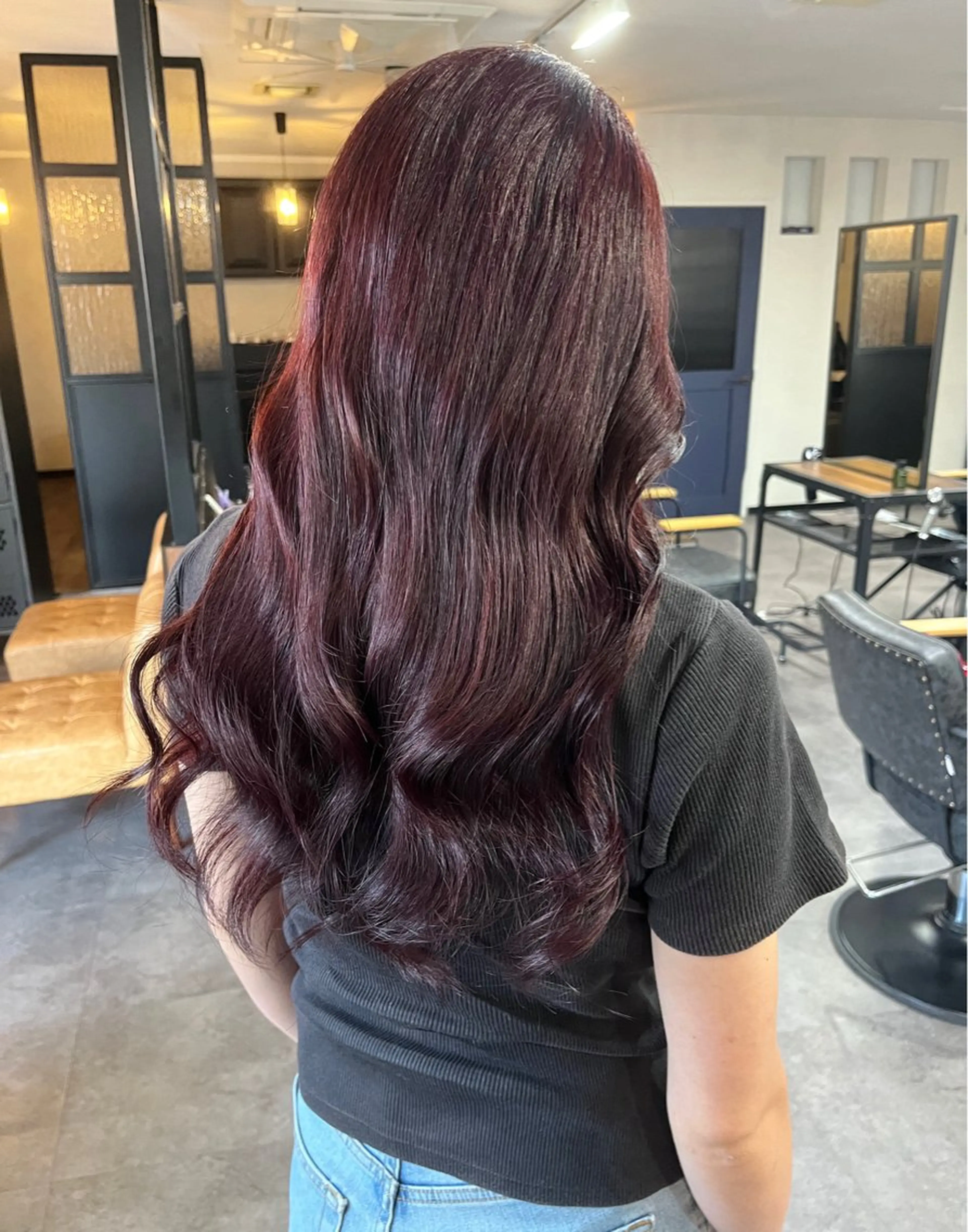 ロング カラー 鳥居 叶夢のヘアスタイル