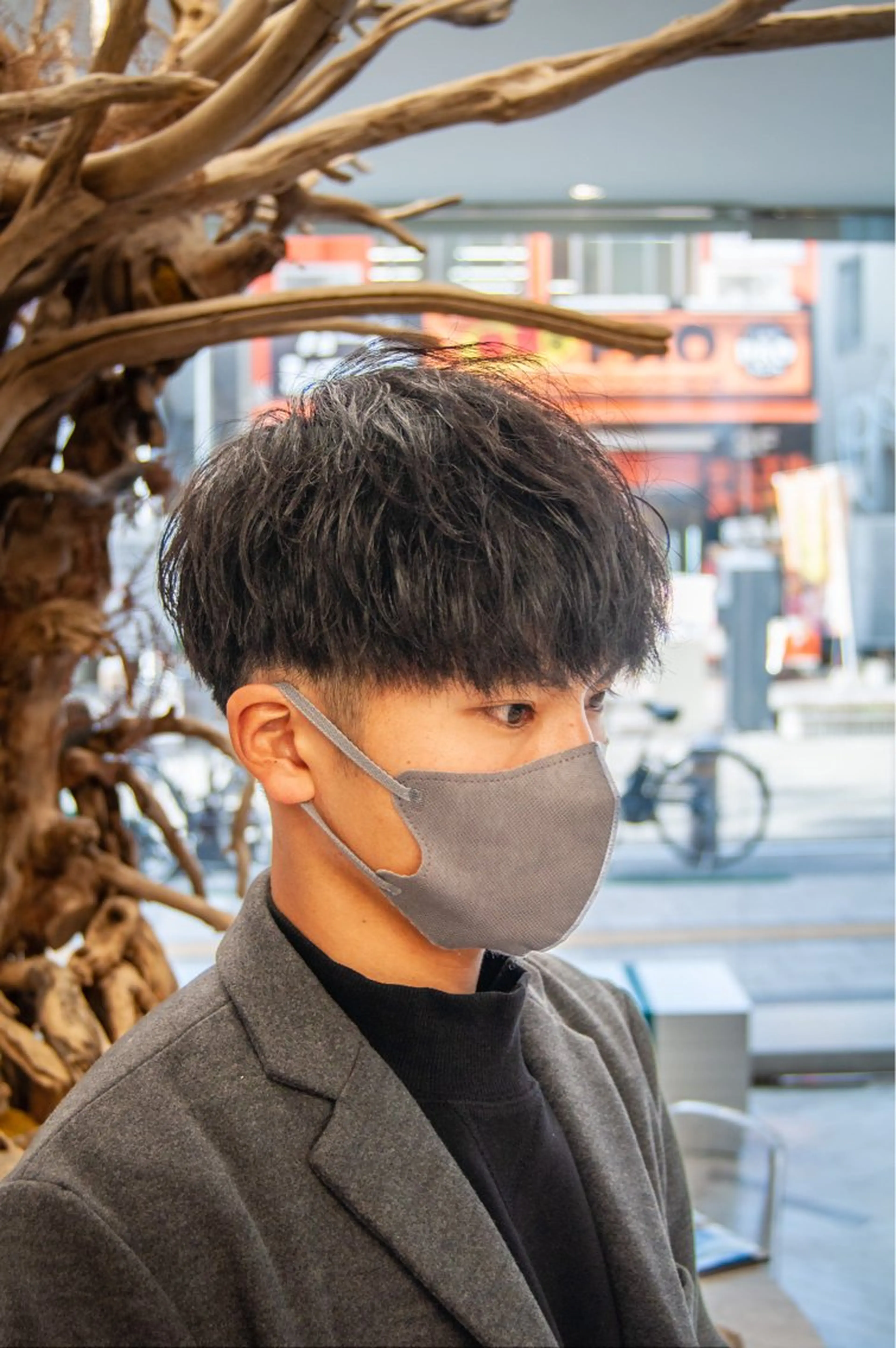 パーマ メンズ カット パーマ シャドウパーマ/ ルーズパーマ/メンズのヘアスタイル