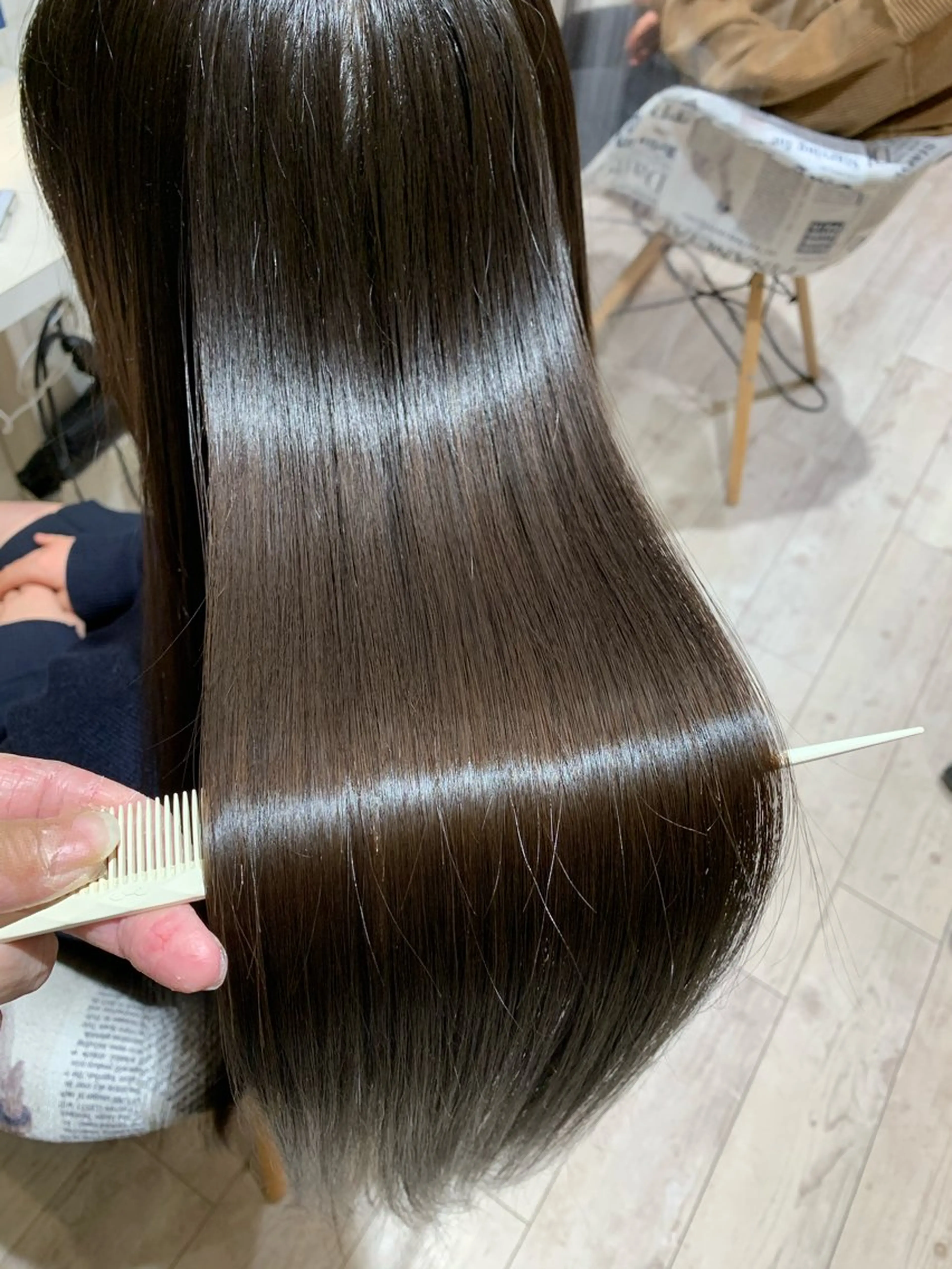 ロング カラー カット ヘアカラー 縮毛矯正 トリートメント 尾澤 祥多のヘアスタイル