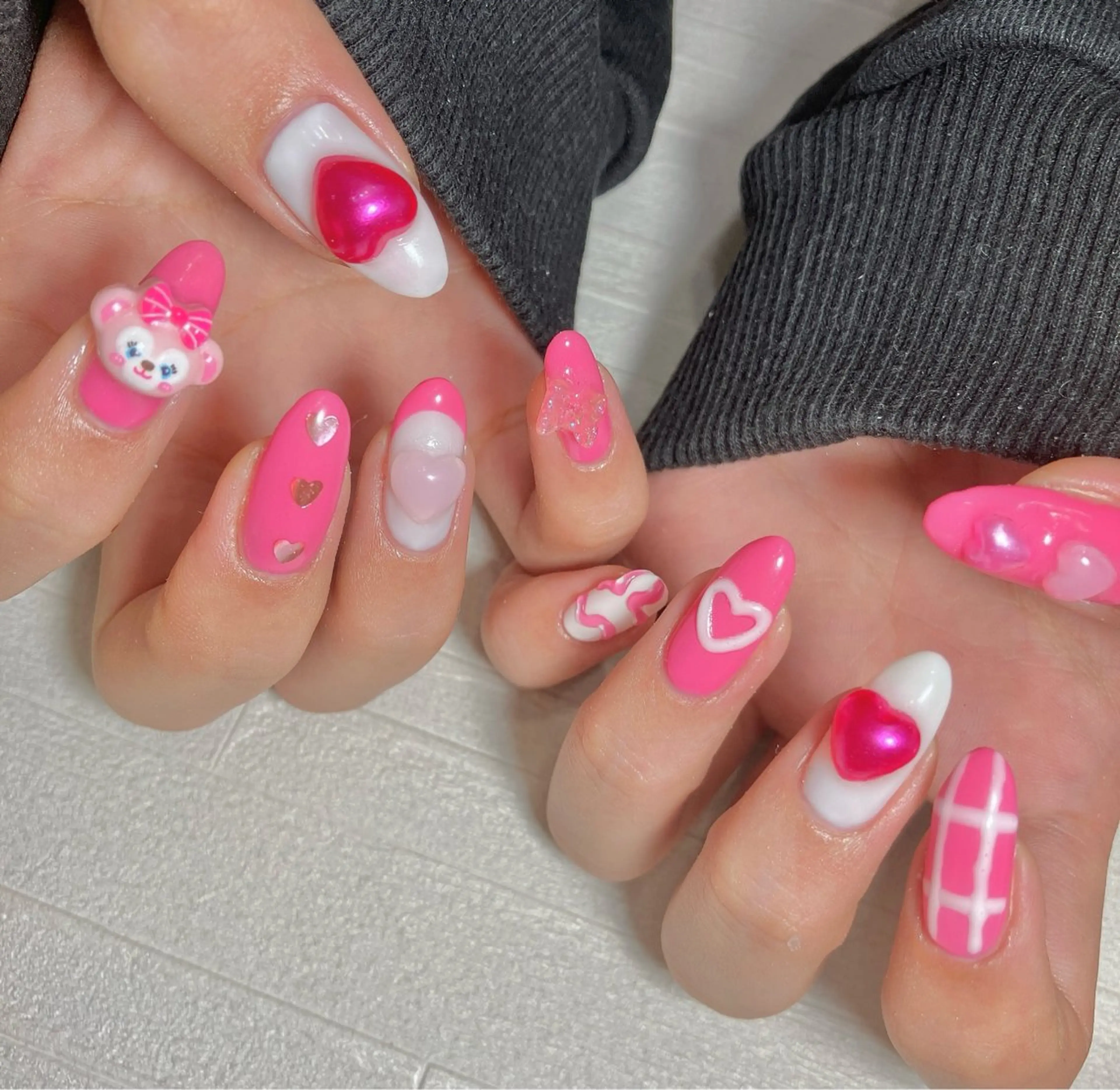 ネイル アートネイル ジェルネイル 持ち込み パラジェル Liennail 持込デザインやり放題のネイルデザイン