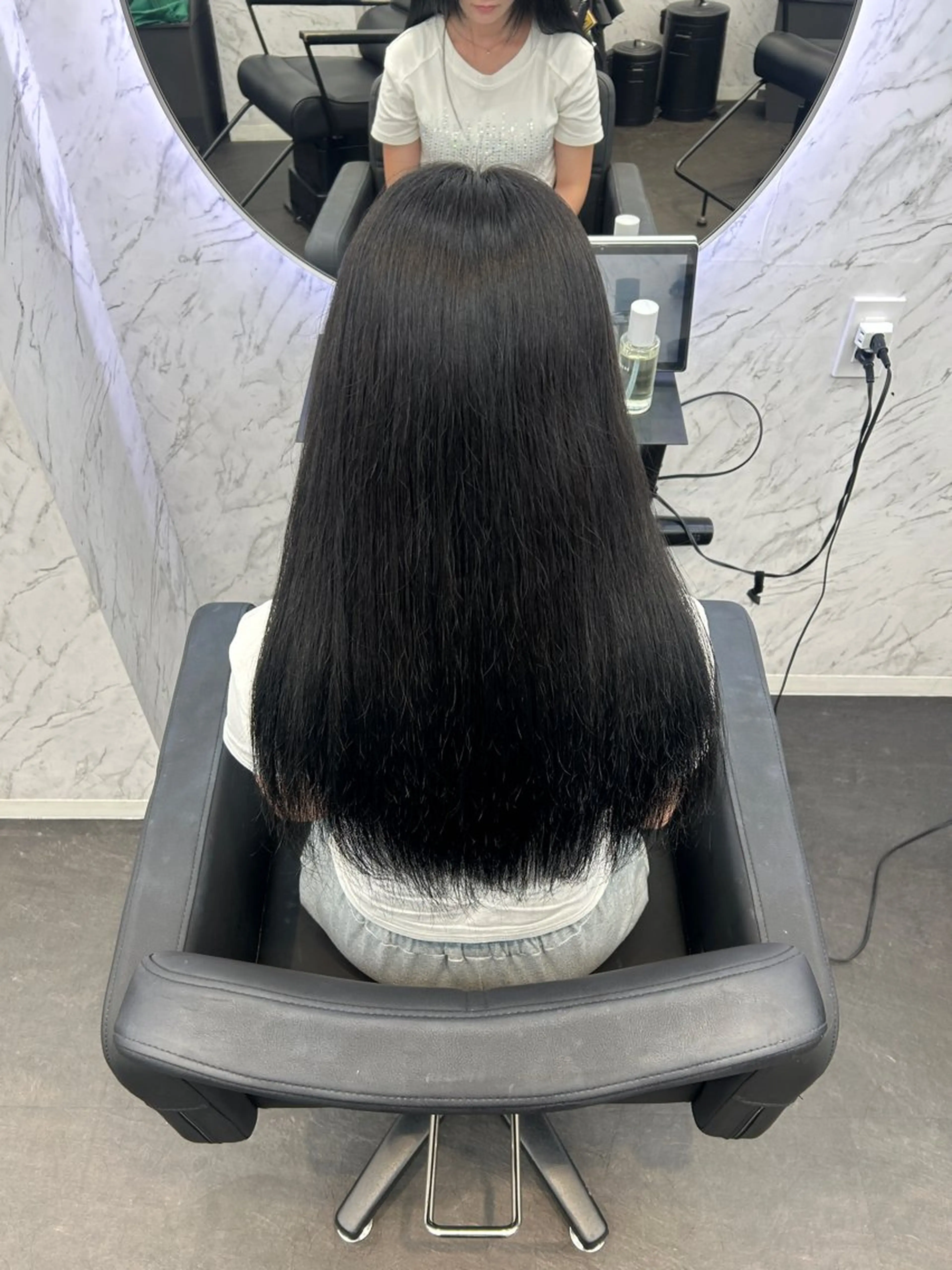 ロング カラー 黒髪 透明感カラー ヘアカラー トリートメント カット¥1100 ✂️MIUのヘアスタイル