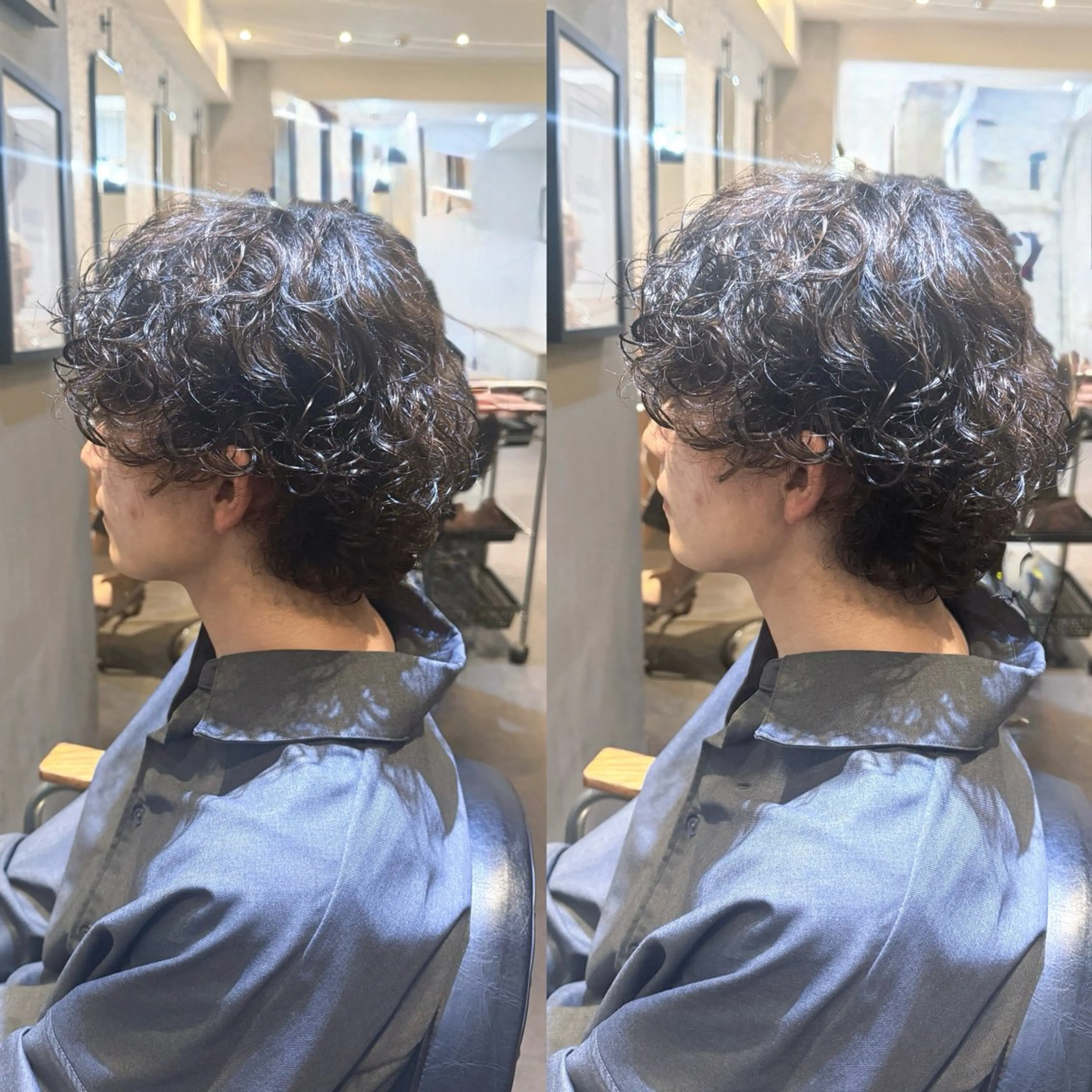 メンズ メンズパーマ プードルパーマ プードルパーマ 🌟メンズ🌟シ ョート🌟クルミのヘアスタイル