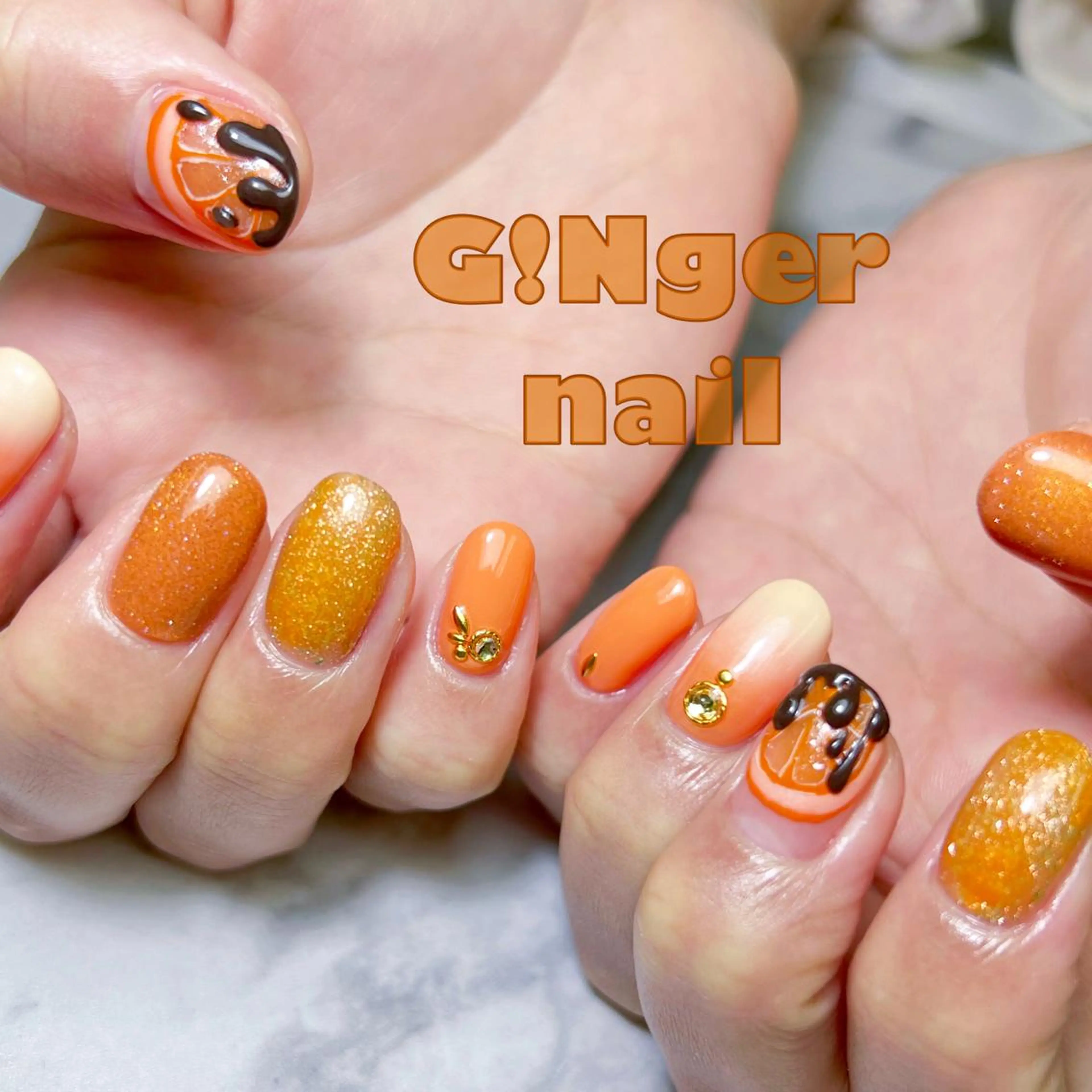 ネイル ハンドネイル ハンドケア 代々木 GINGERNAILのネイルデザイン