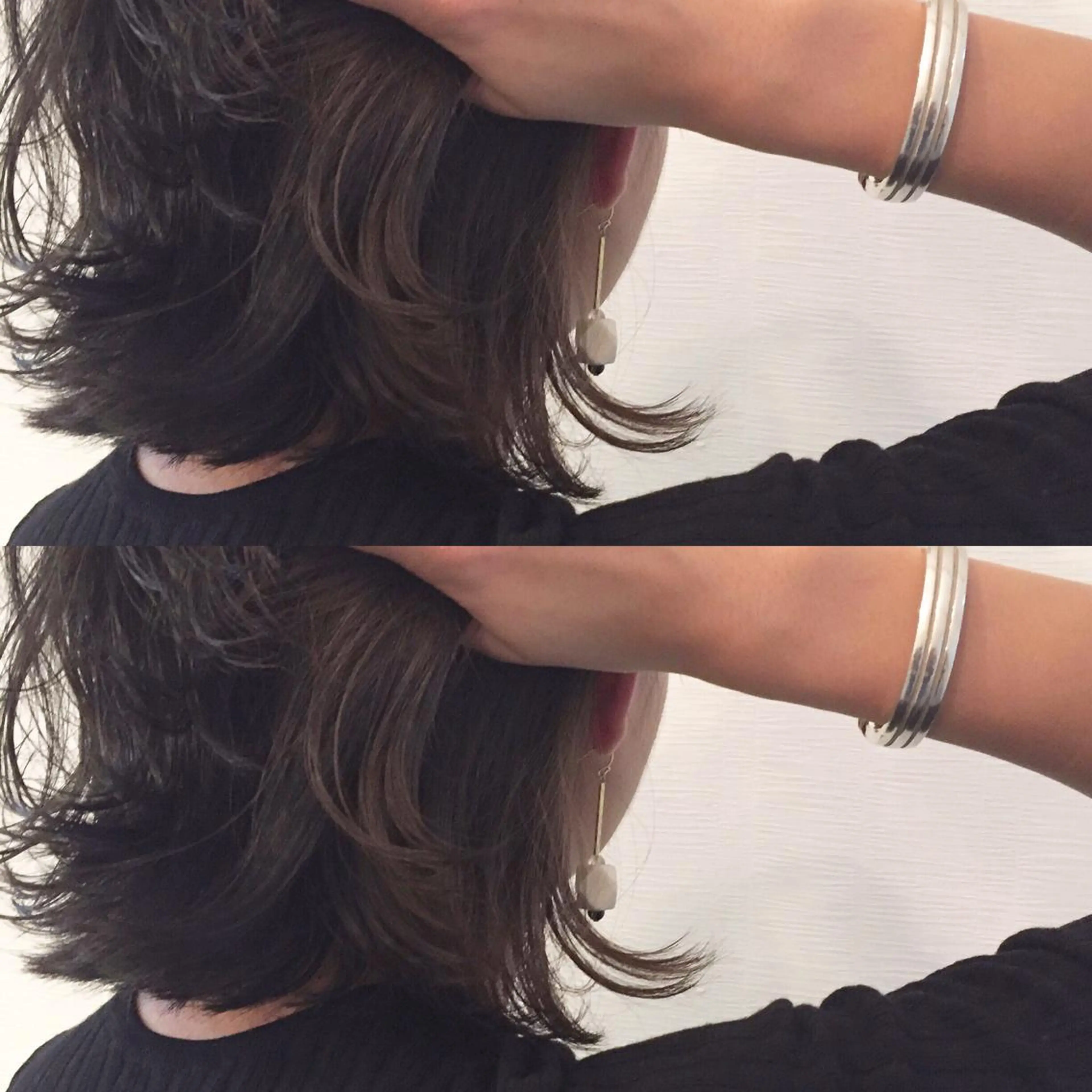 ショート カラー ブリーチ グレージュ インナーカラー ブリーチなしカラー オリーブカラー toiro by lien hair atelier所属・池田 真由美のヘアスタイル