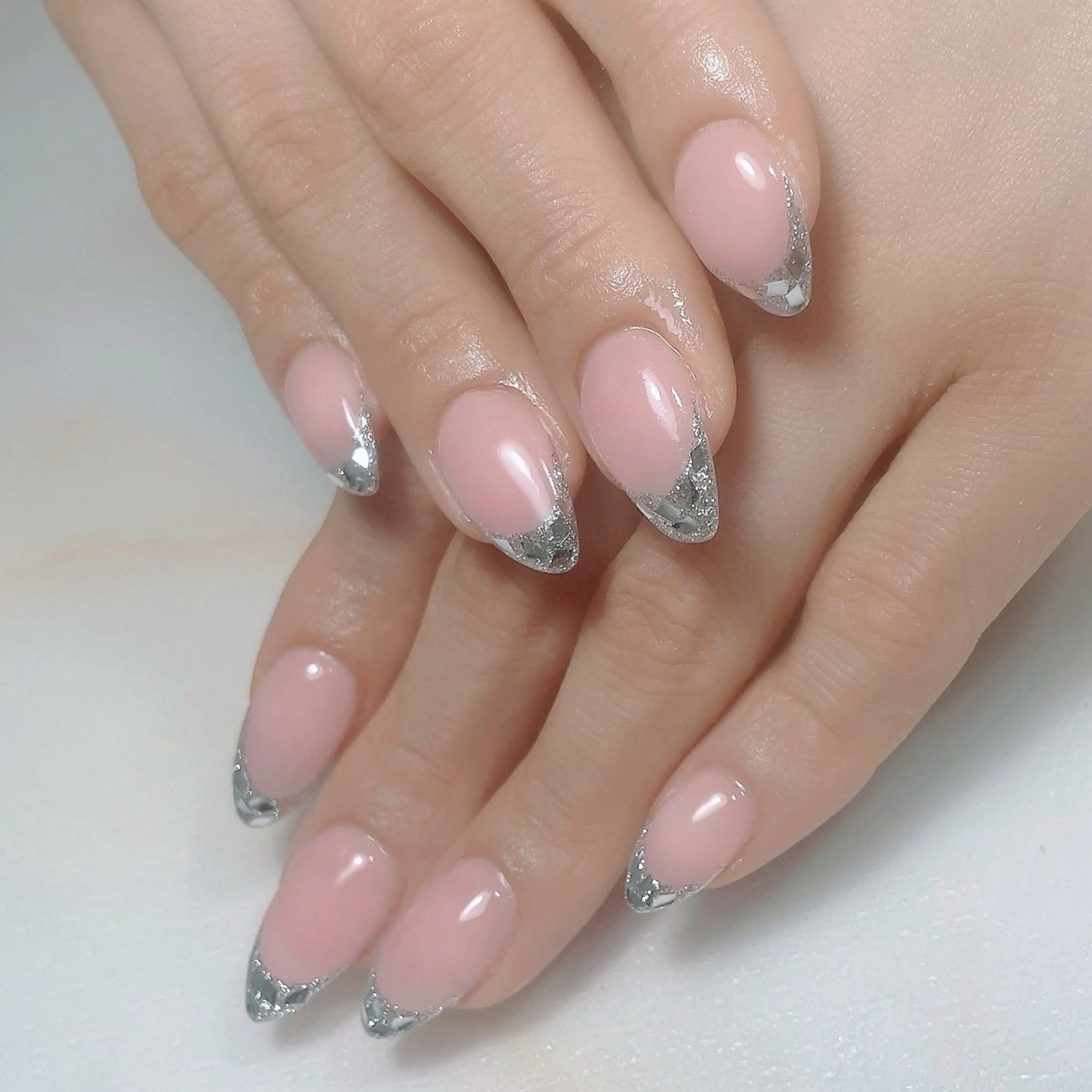 ネイル アートネイル フレンチネイル ジェルネイル グラデーション 韓国ネイル ハンドネイル 久保田 マリコのネイルデザイン