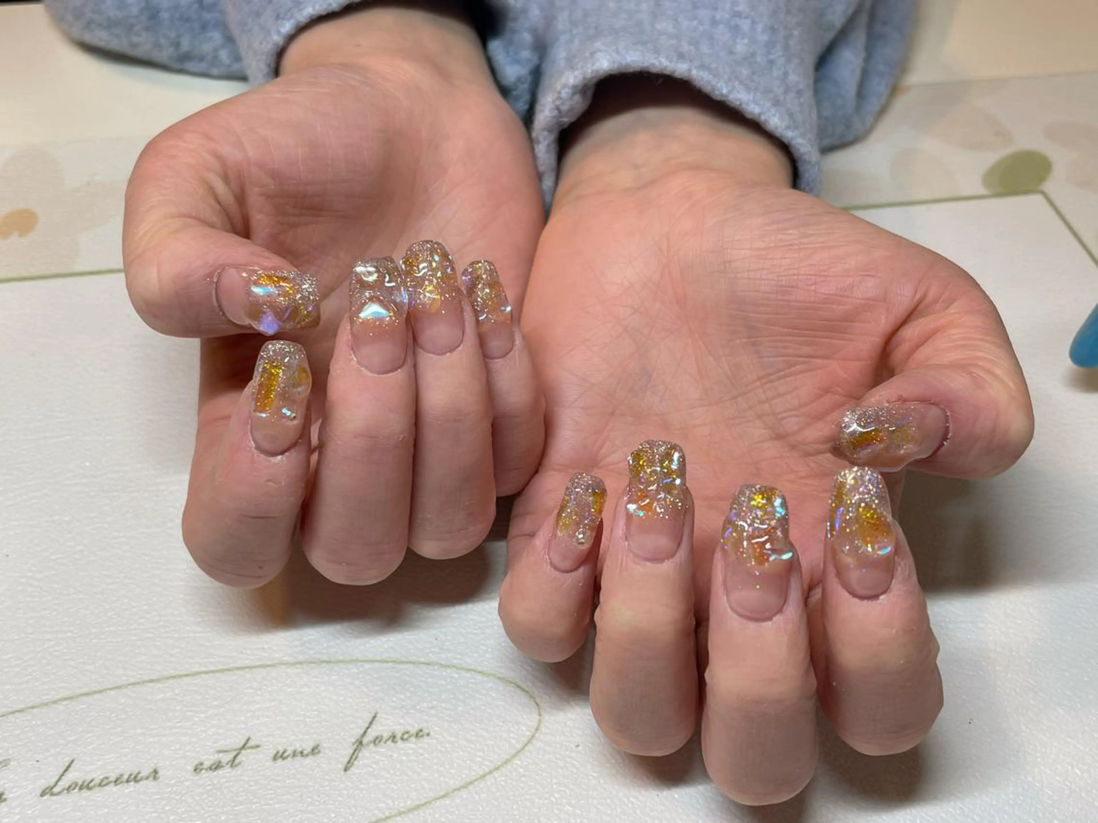 ネイル ワンホンネイル 冬ネイル エン Nail salonのネイルデザイン