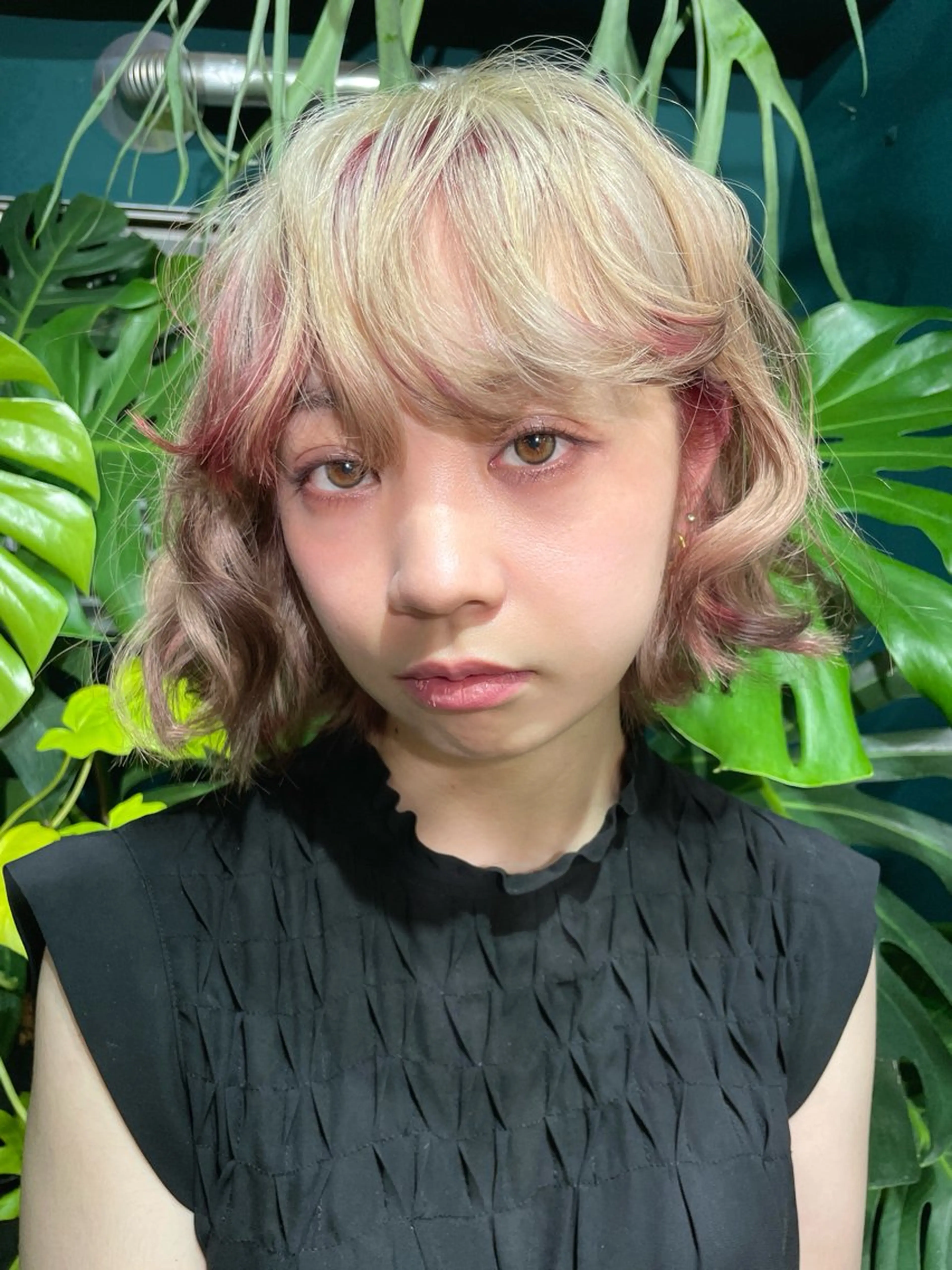 ミディアム ヘアカラー vivre libreのヘアスタイル
