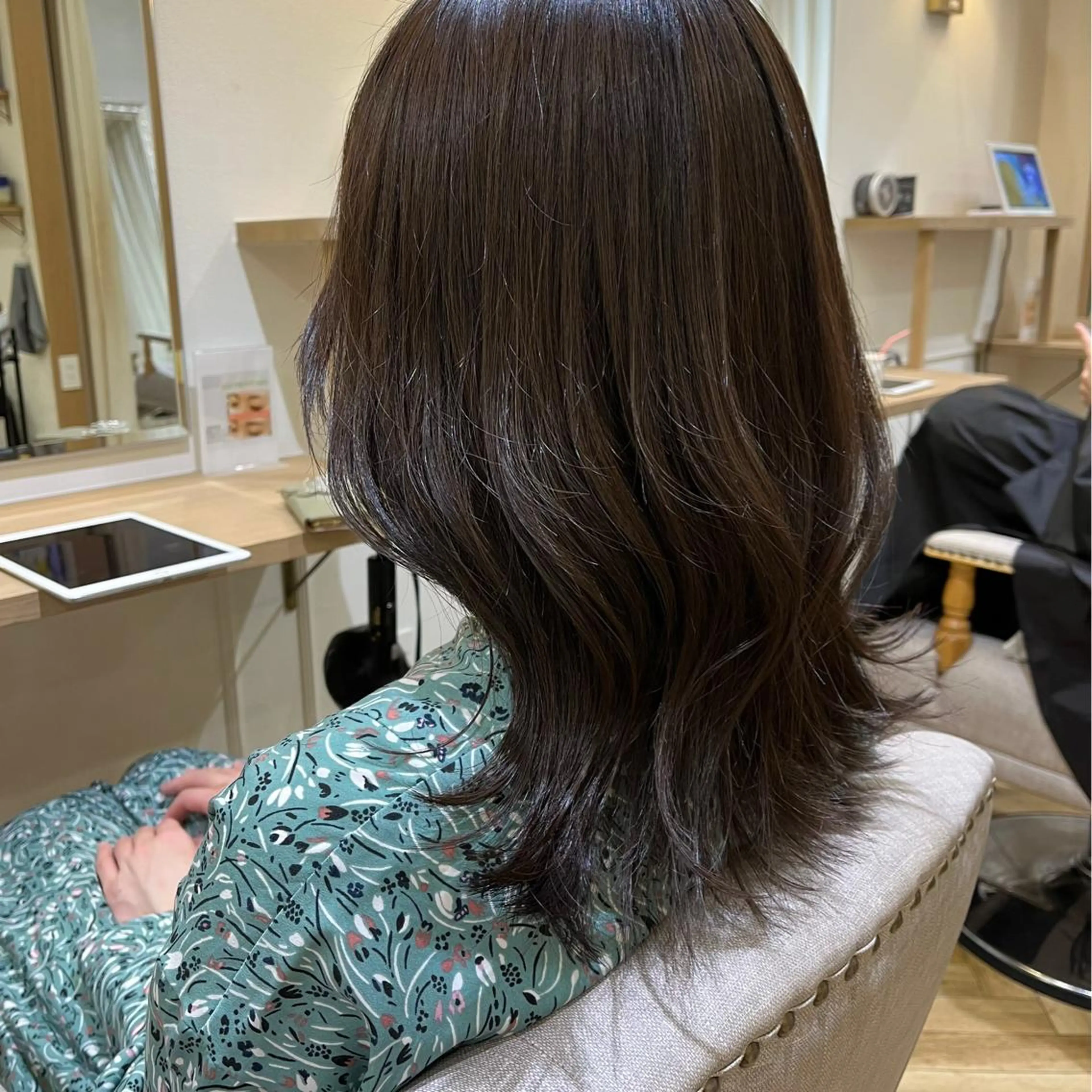 ミディアム カット ヘアカラー 韓国ﾍｱ&ｼｮｰﾄ ボブ💜桑原のヘアスタイル