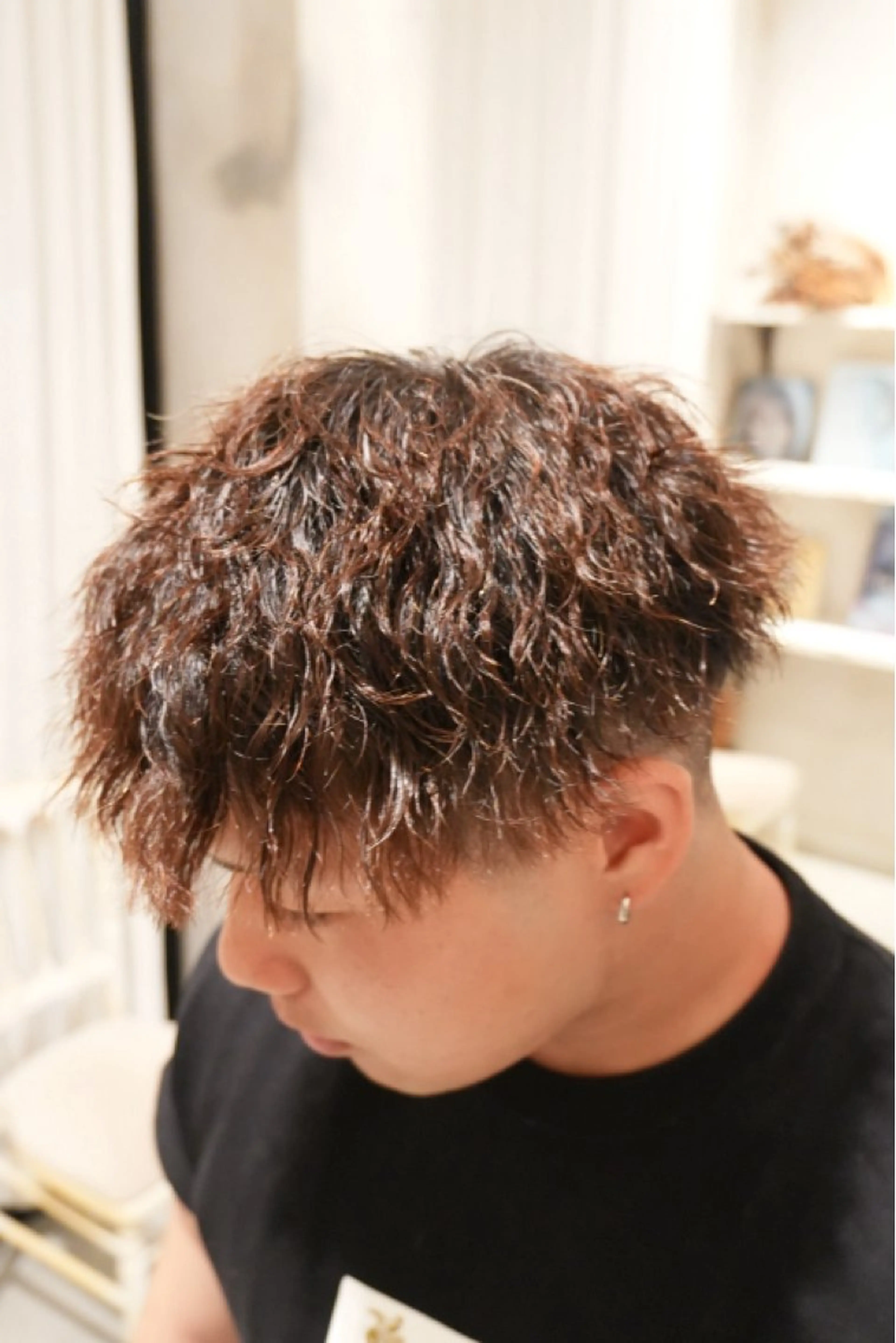 パーマ なかやま れいかのヘアスタイル