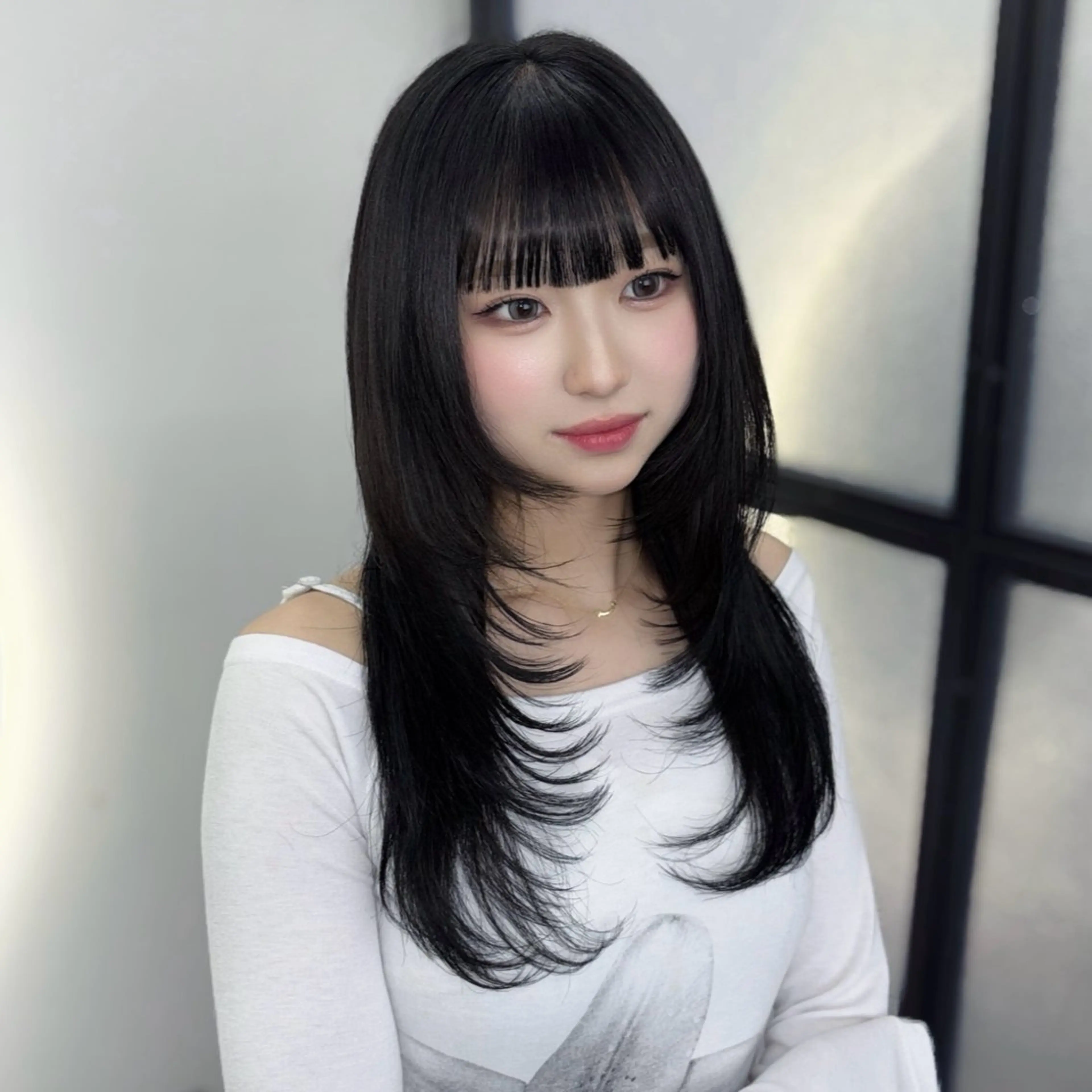 ロング カラー カット Ren. 🦋デザインカラーのヘアスタイル