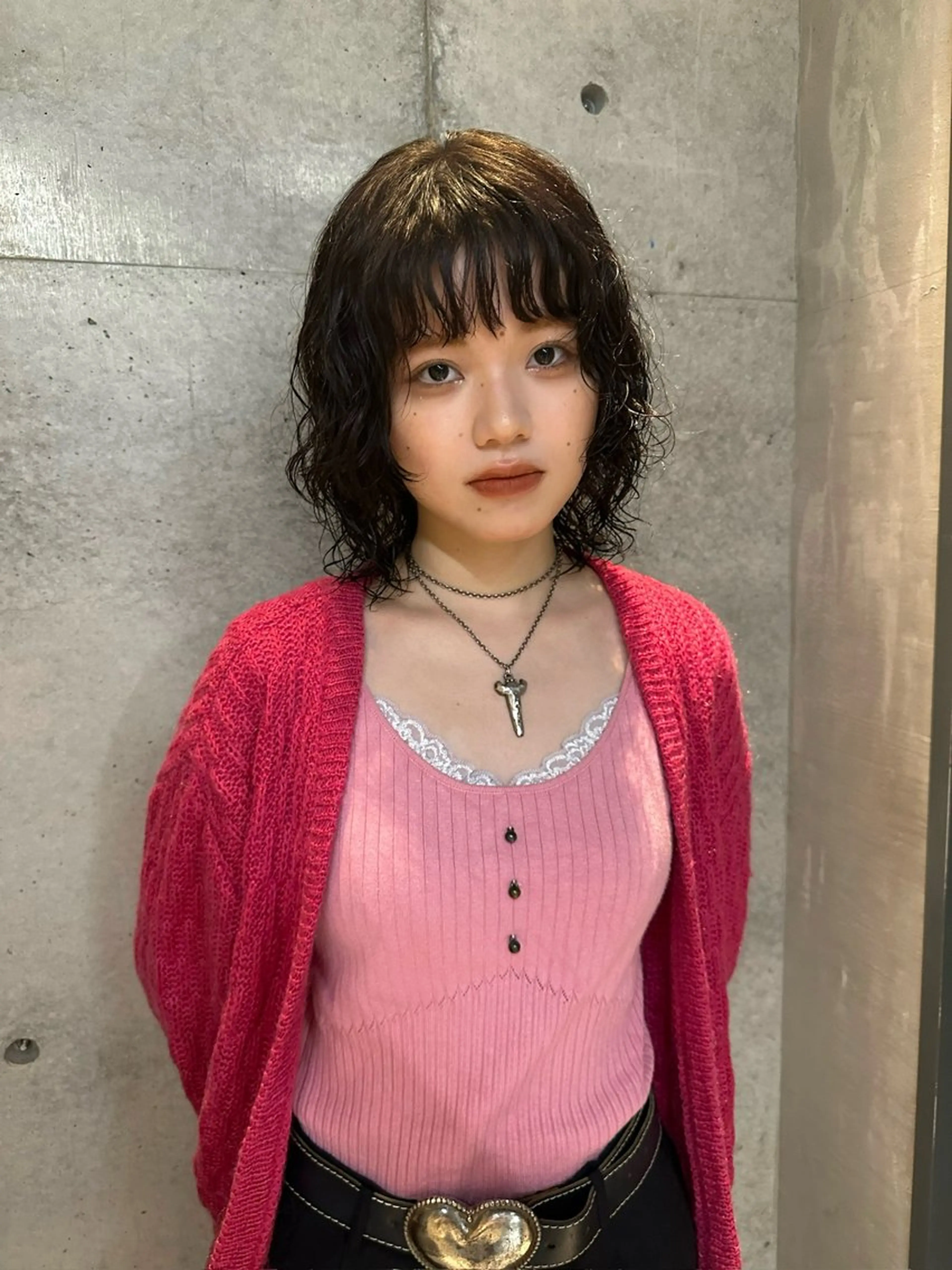 ミディアム パーマ カット パーマ お悩み解決パーマ hana🩰のヘアスタイル