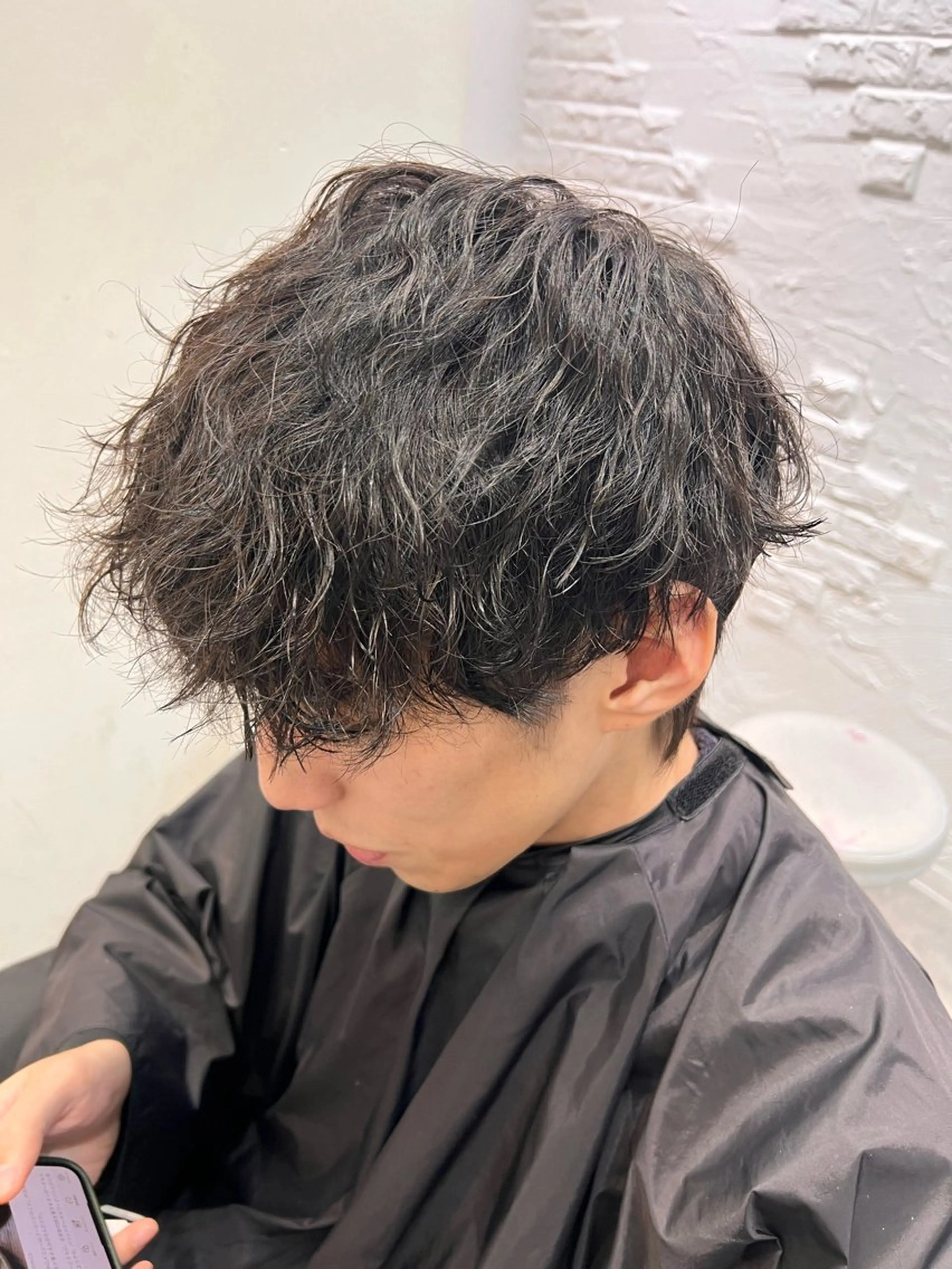 パーマ メンズ カット パーマ ヘッドスパ メンズパーマ/ エクステ🌞セナのヘアスタイル