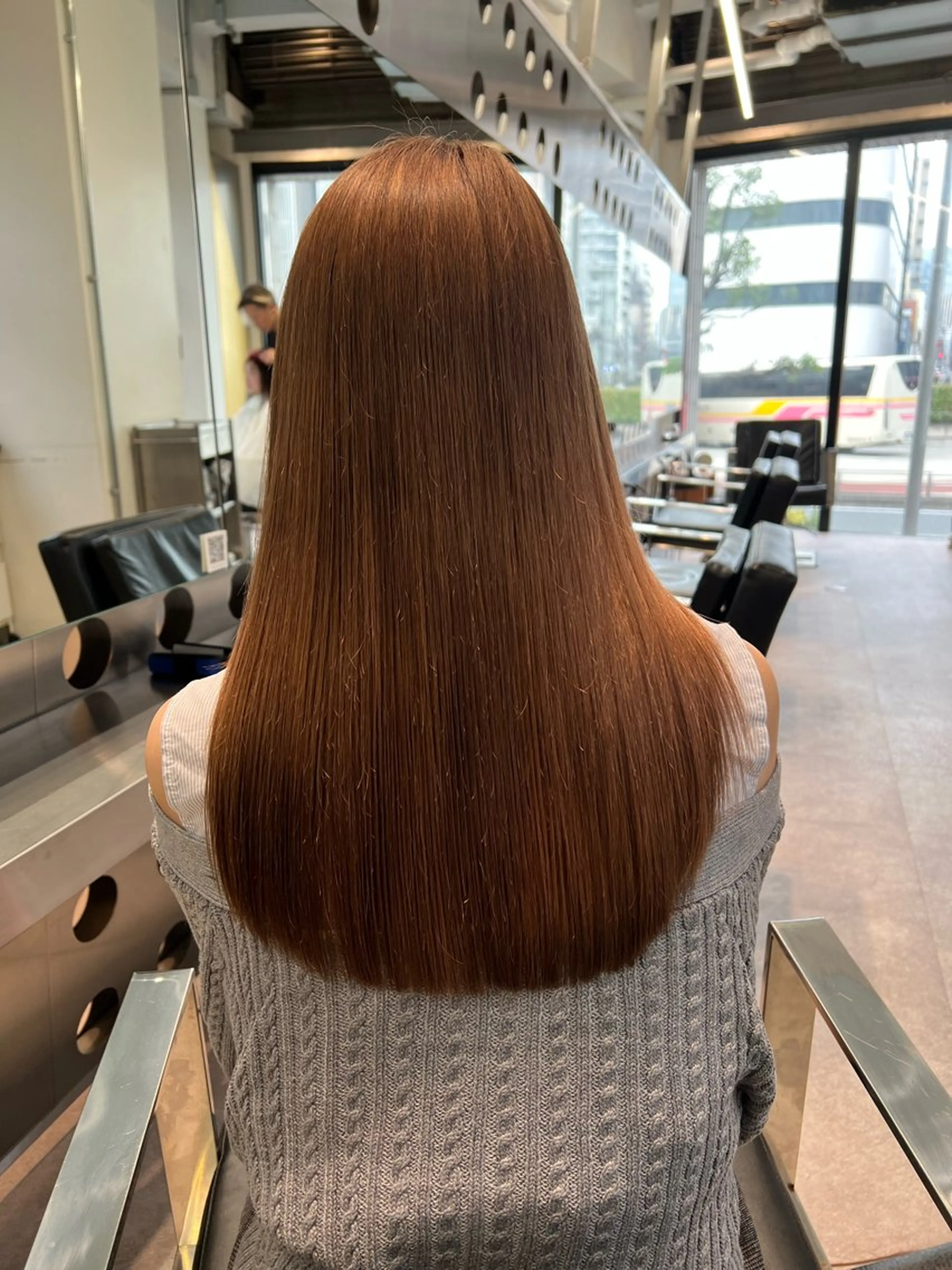 ミディアム カット トリートメント 堀江 /木下椋麻のヘアスタイル