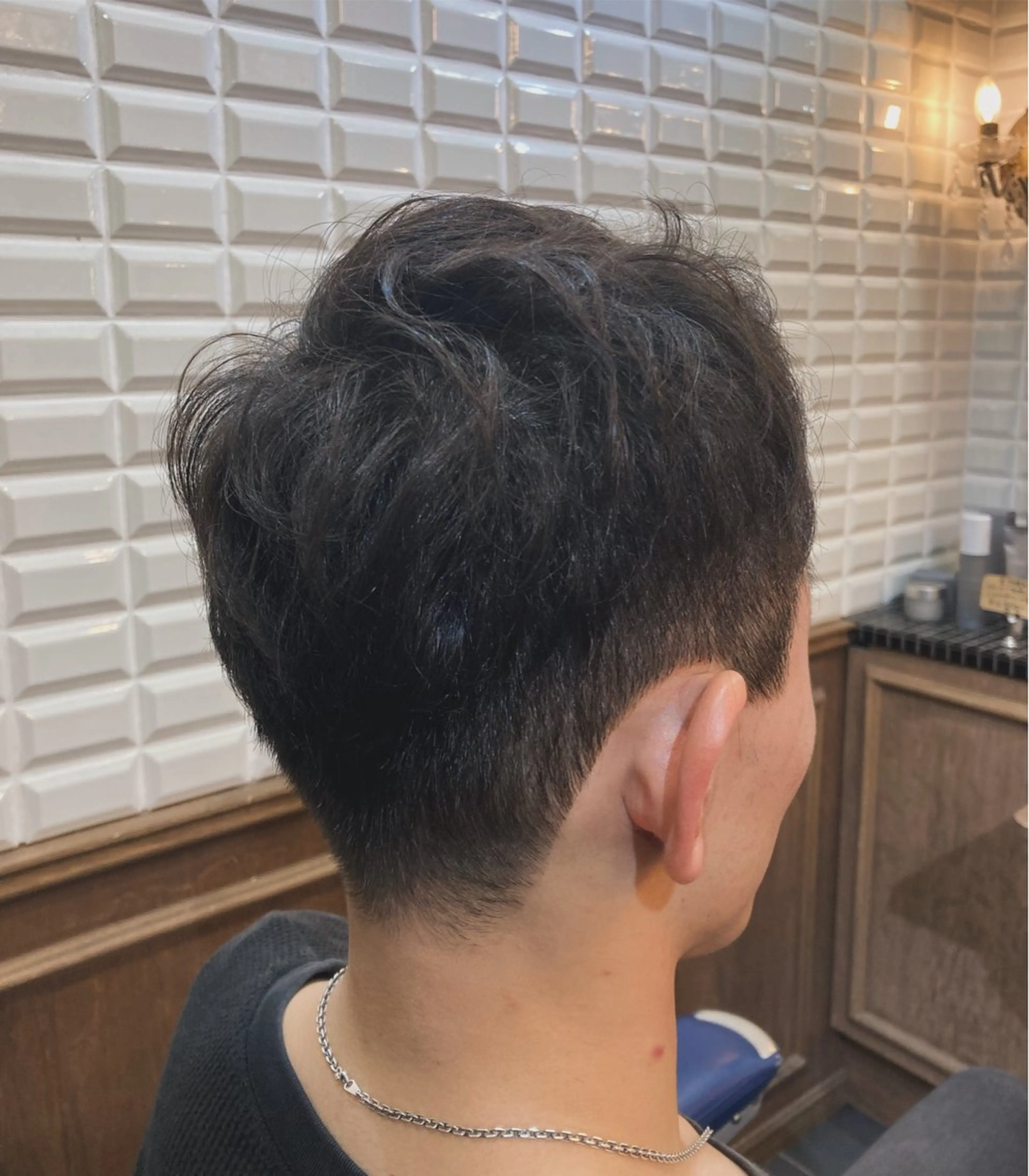 ショート メンズ メンズパーマ ルピナス中田店長 山口大地のヘアスタイル