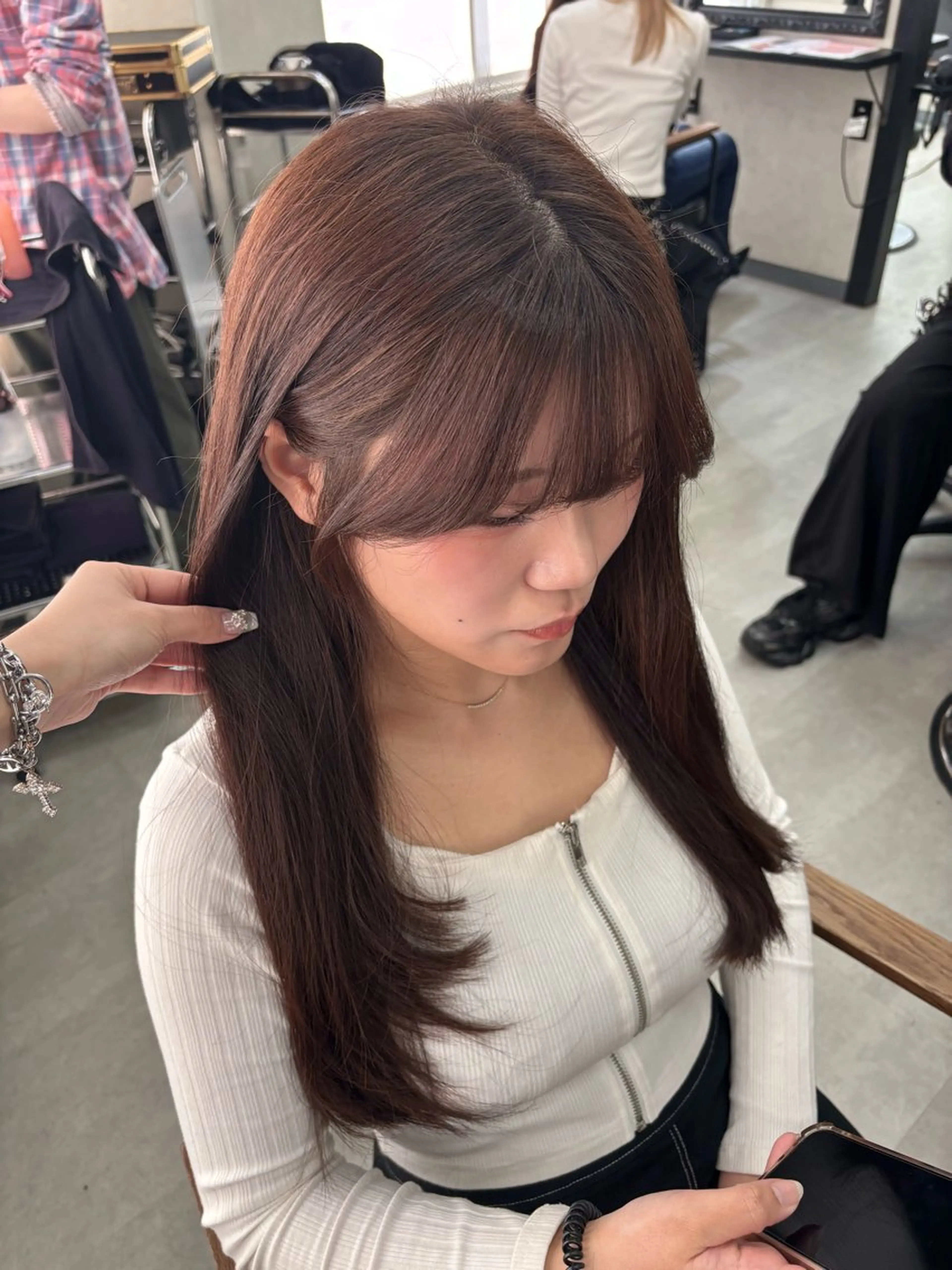 ロング ｶﾉ / 王道モテヘア🖤のヘアスタイル