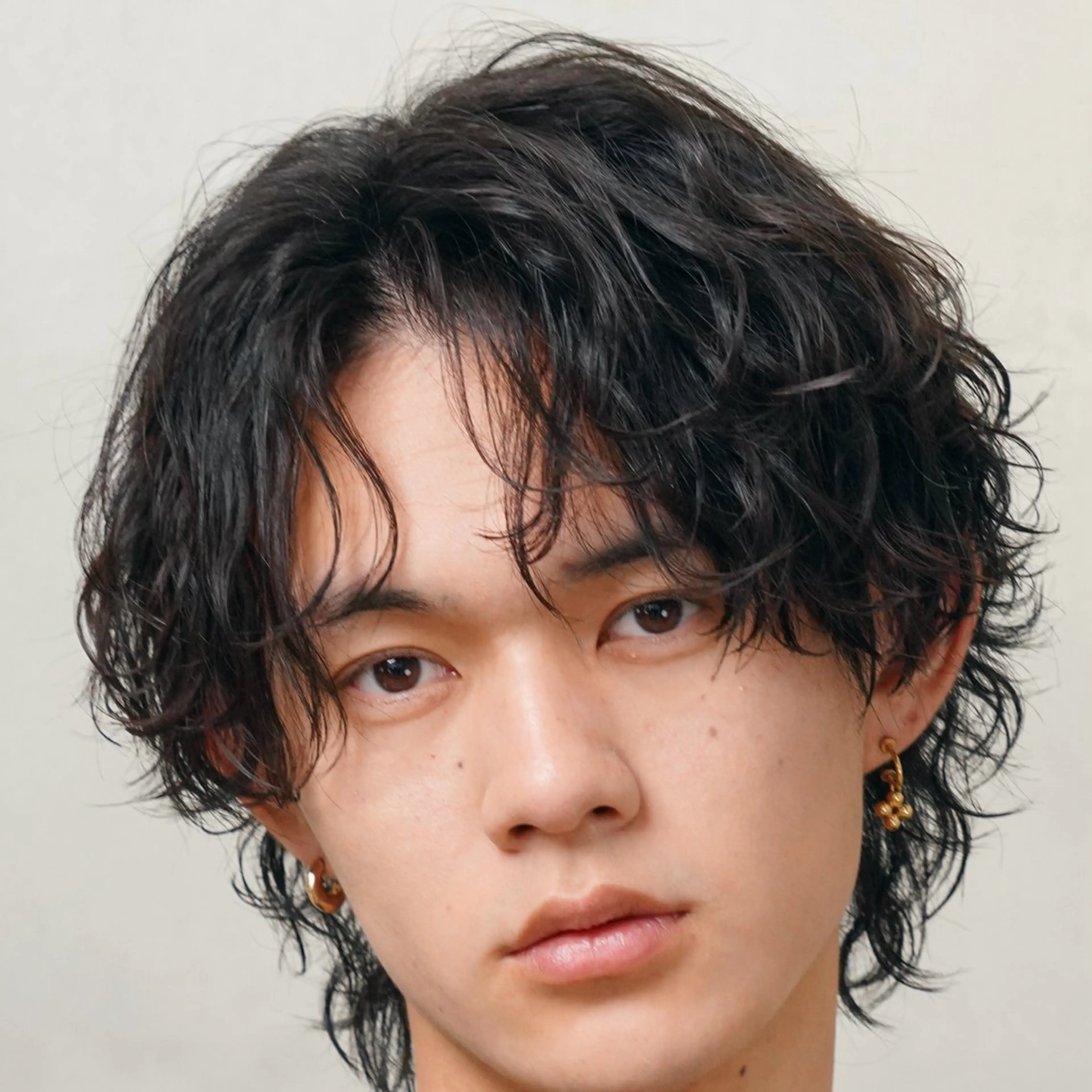 ショート パーマ メンズ カット パーマ 丸山 哲史のヘアスタイル