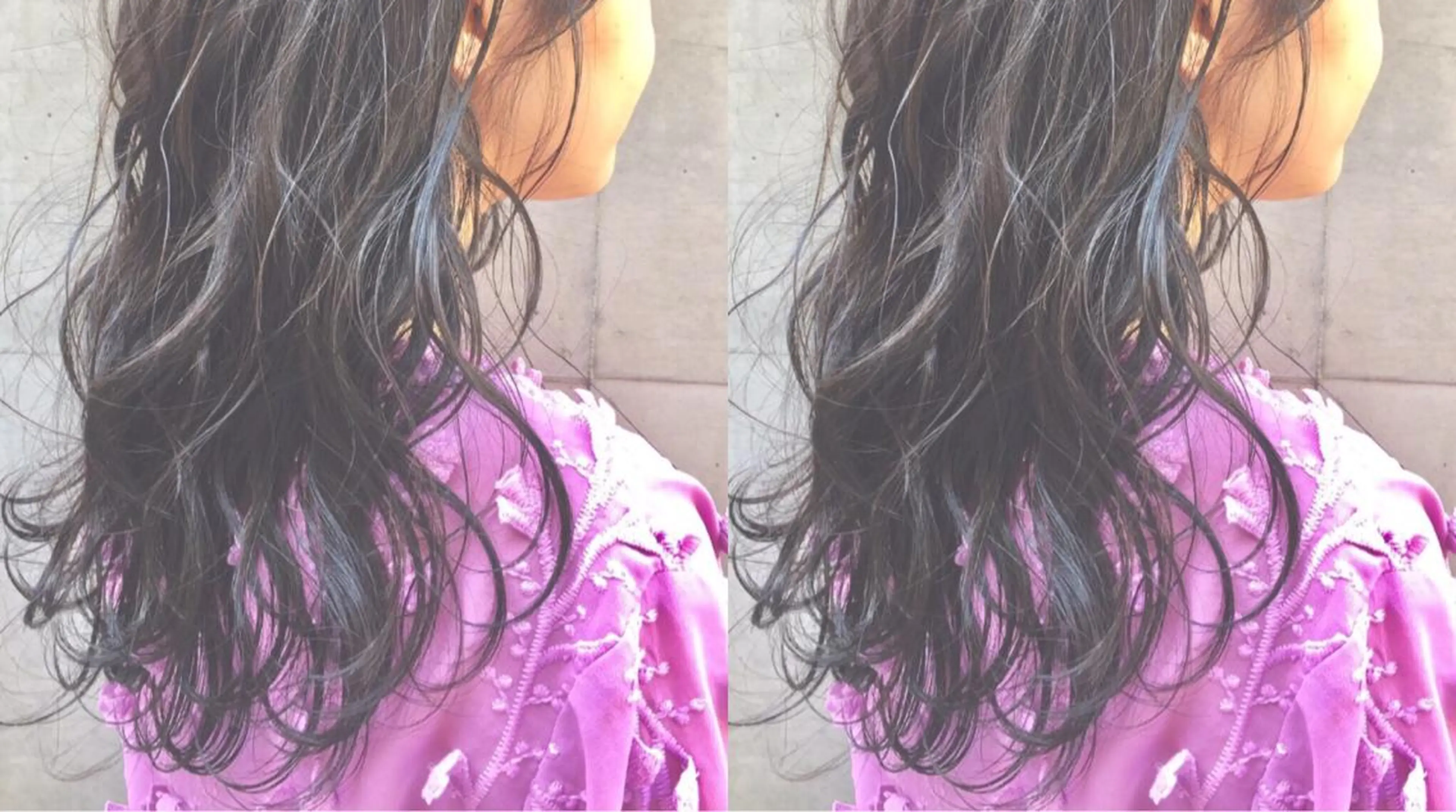 ロング カラー パーマ 黒髪 🌈韓国ヘア KOUSEI🌈のヘアスタイル