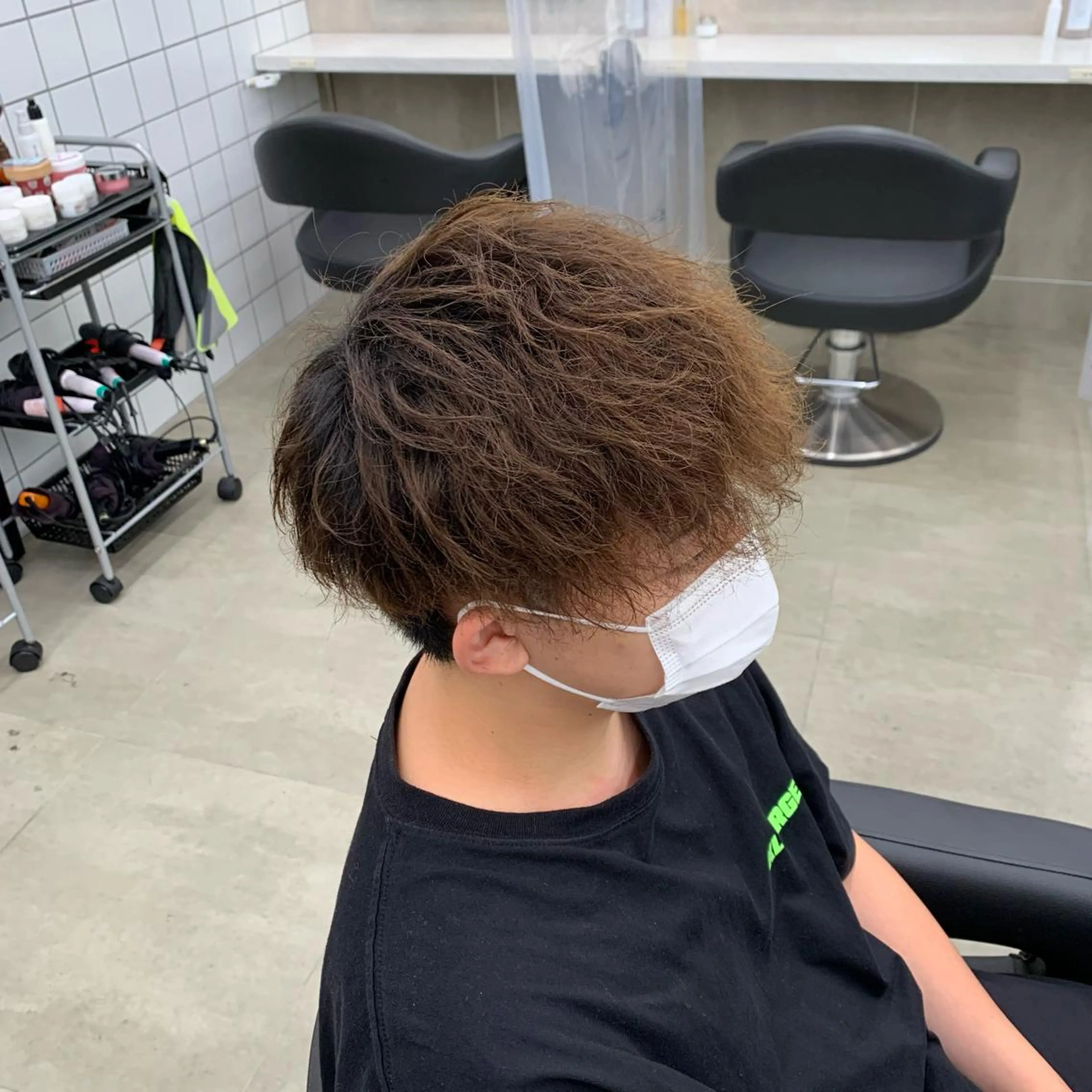 ショート パーマ メンズ メンズパーマ特化 TAIGAのヘアスタイル