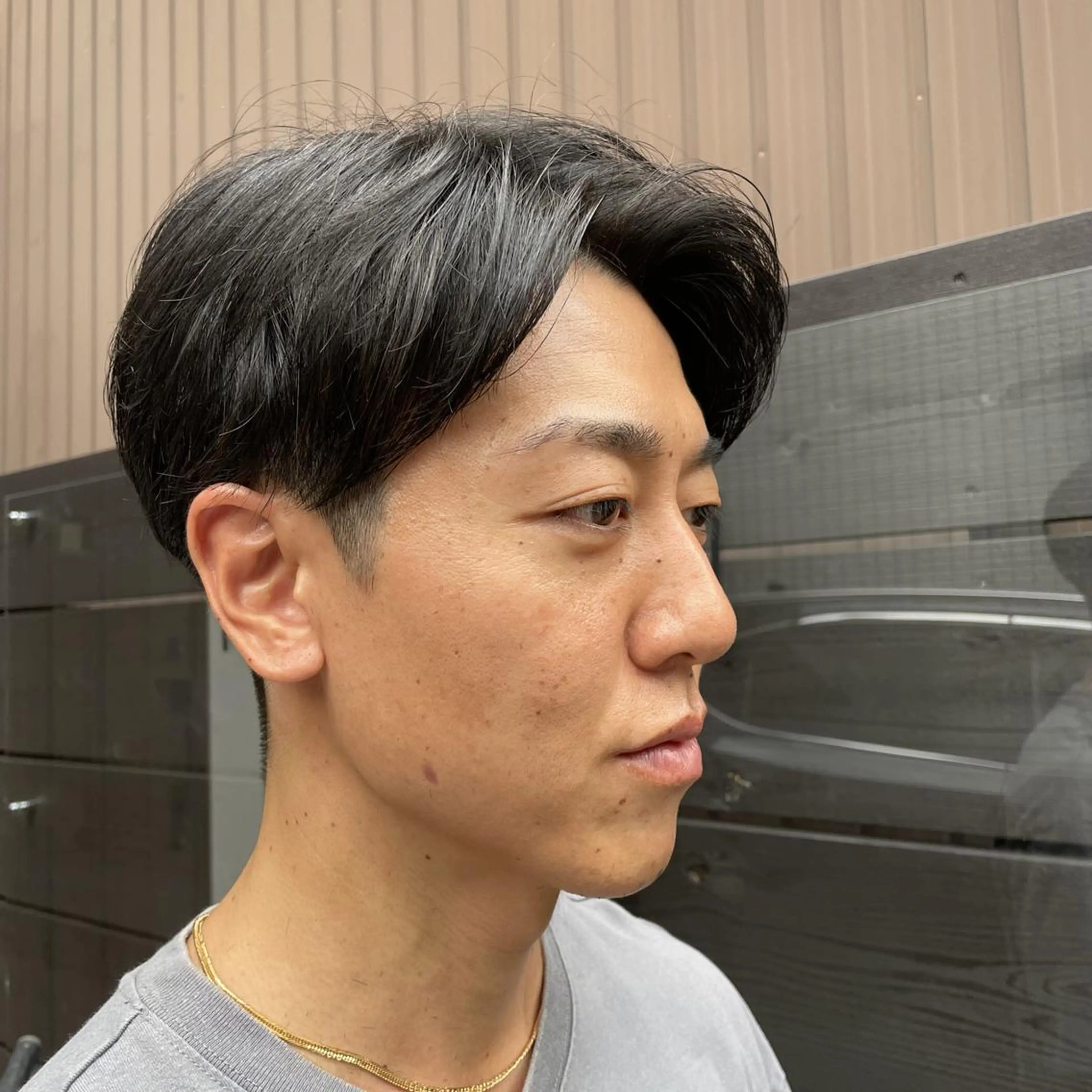 ショート メンズ 学生(メンズ向け) 学生 カット パーマPrivate SalonNoa名駅のヘアスタイル