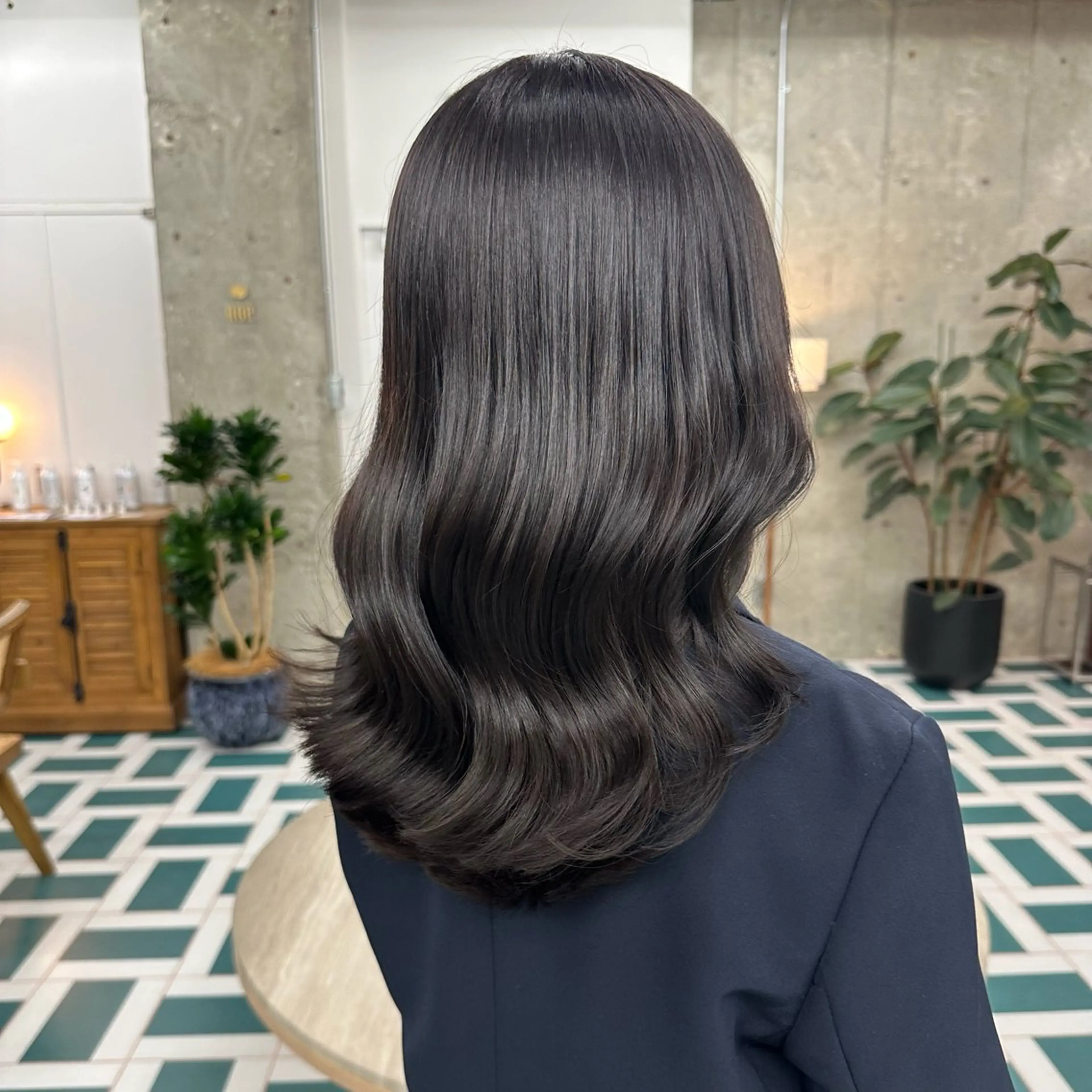 ミディアム カラー ボブ/艶髪/栄/ 名古屋/COCOのヘアスタイル