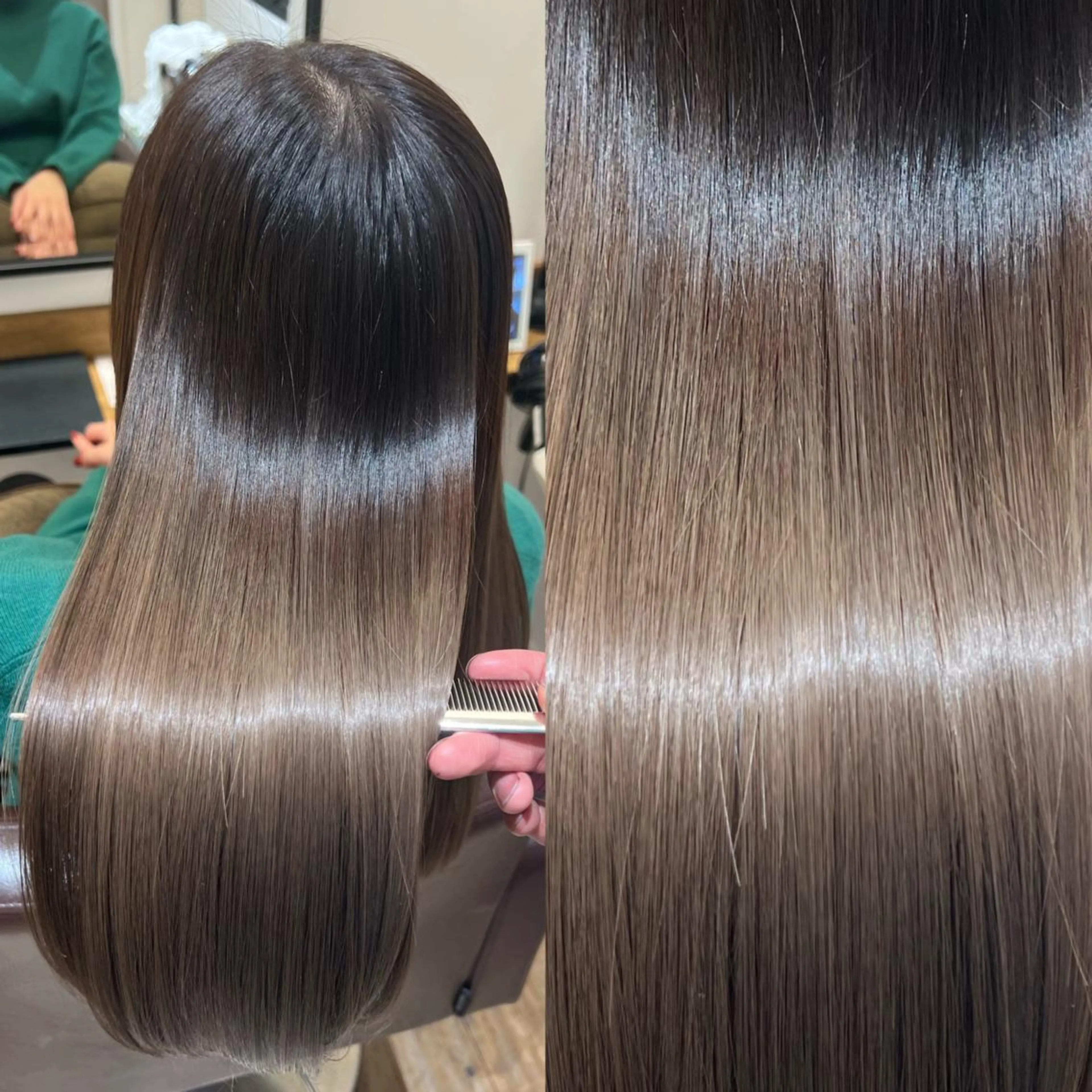 セミロング カラー 小嶋 秀明/ 本物の髪質改善⭐️のヘアスタイル